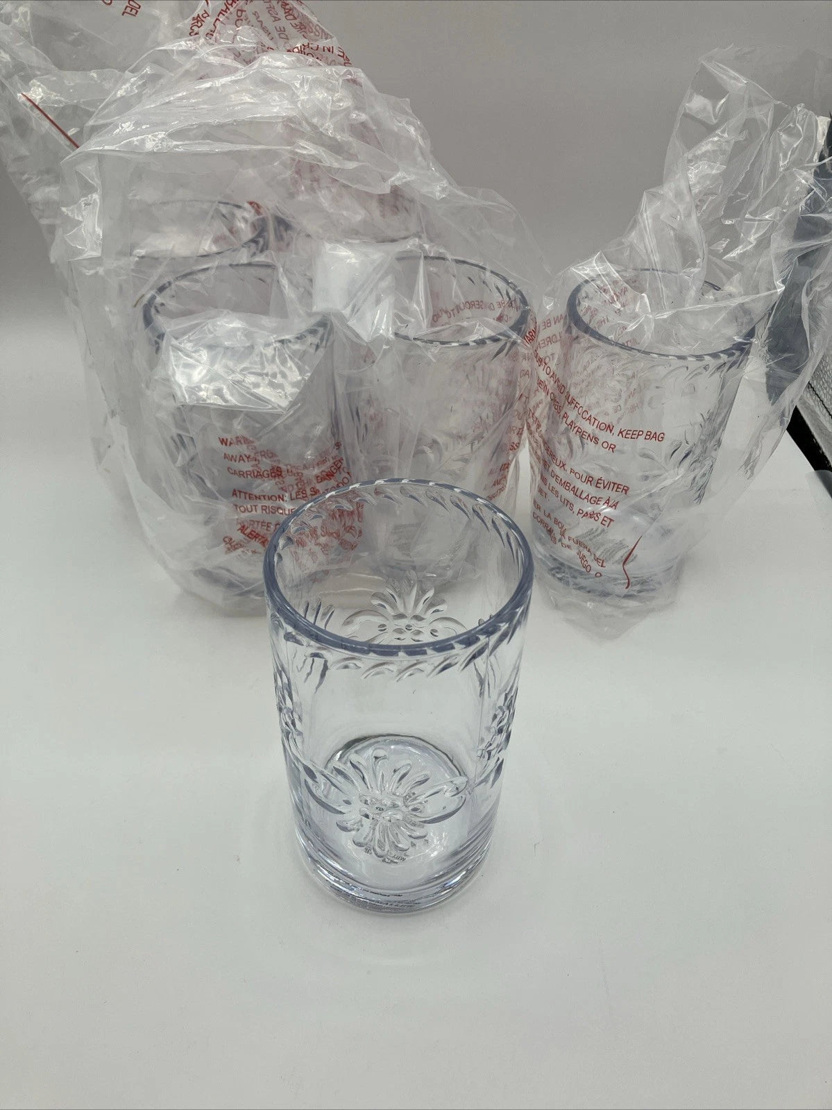 William Sonoma Tumbler 17 oz Party Pack Light Blue Plastic Glasses Set of 6 | eBay