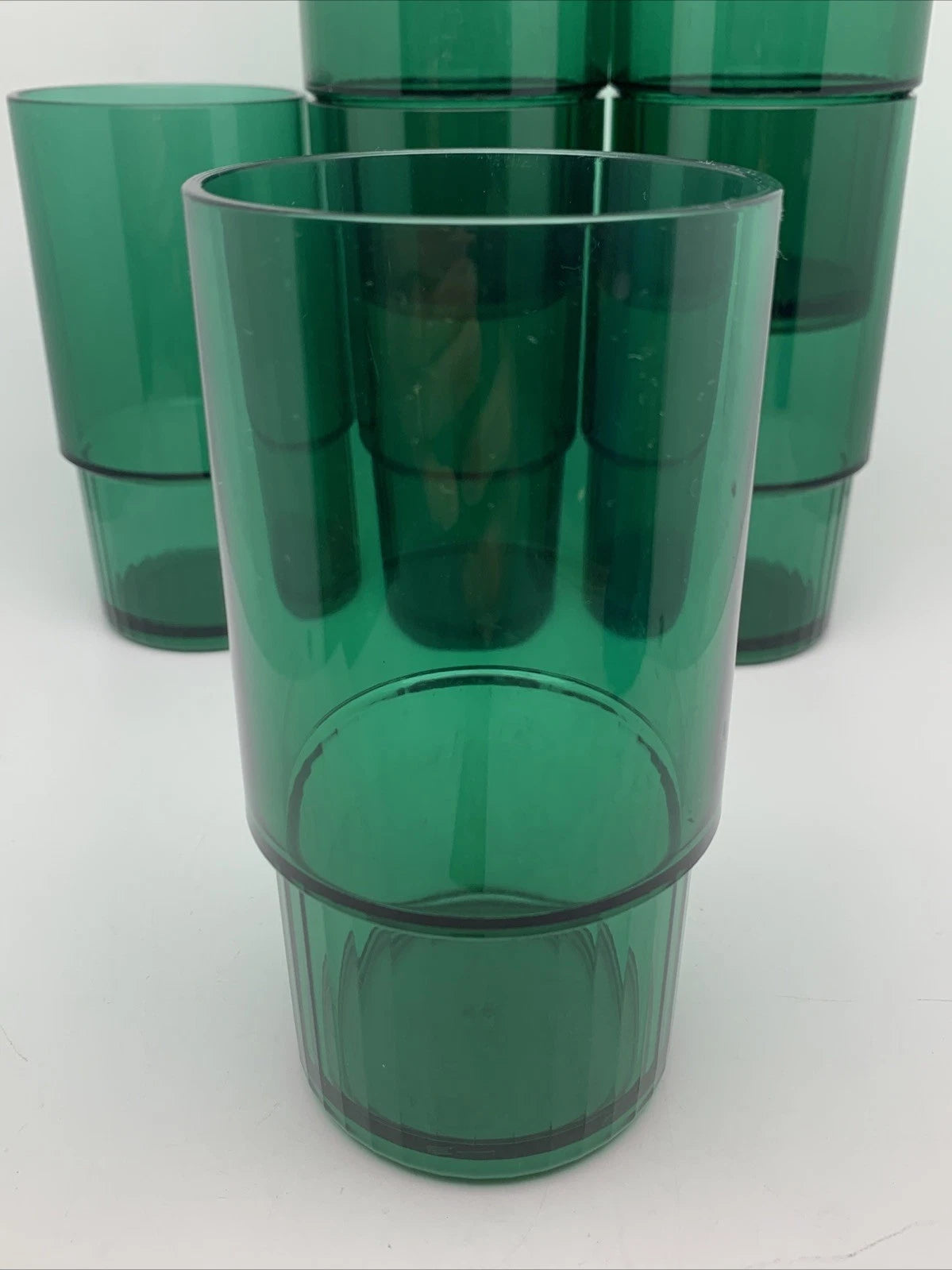 Set of 6 Tupperware Acrylic Preludio Tumblers Glasses Cups 14 Oz Green #1673 | eBay