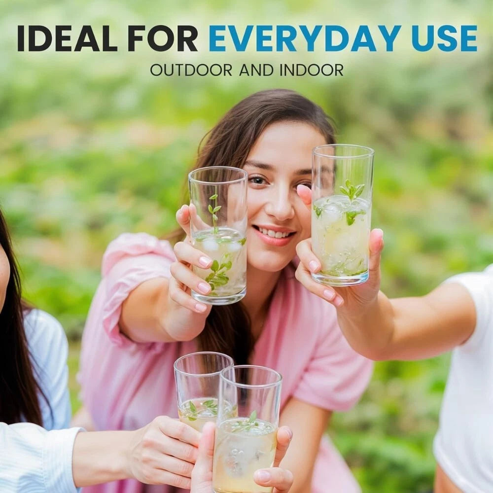 Zulay Kitchen Acrylic Glasses Drinkware | eBay