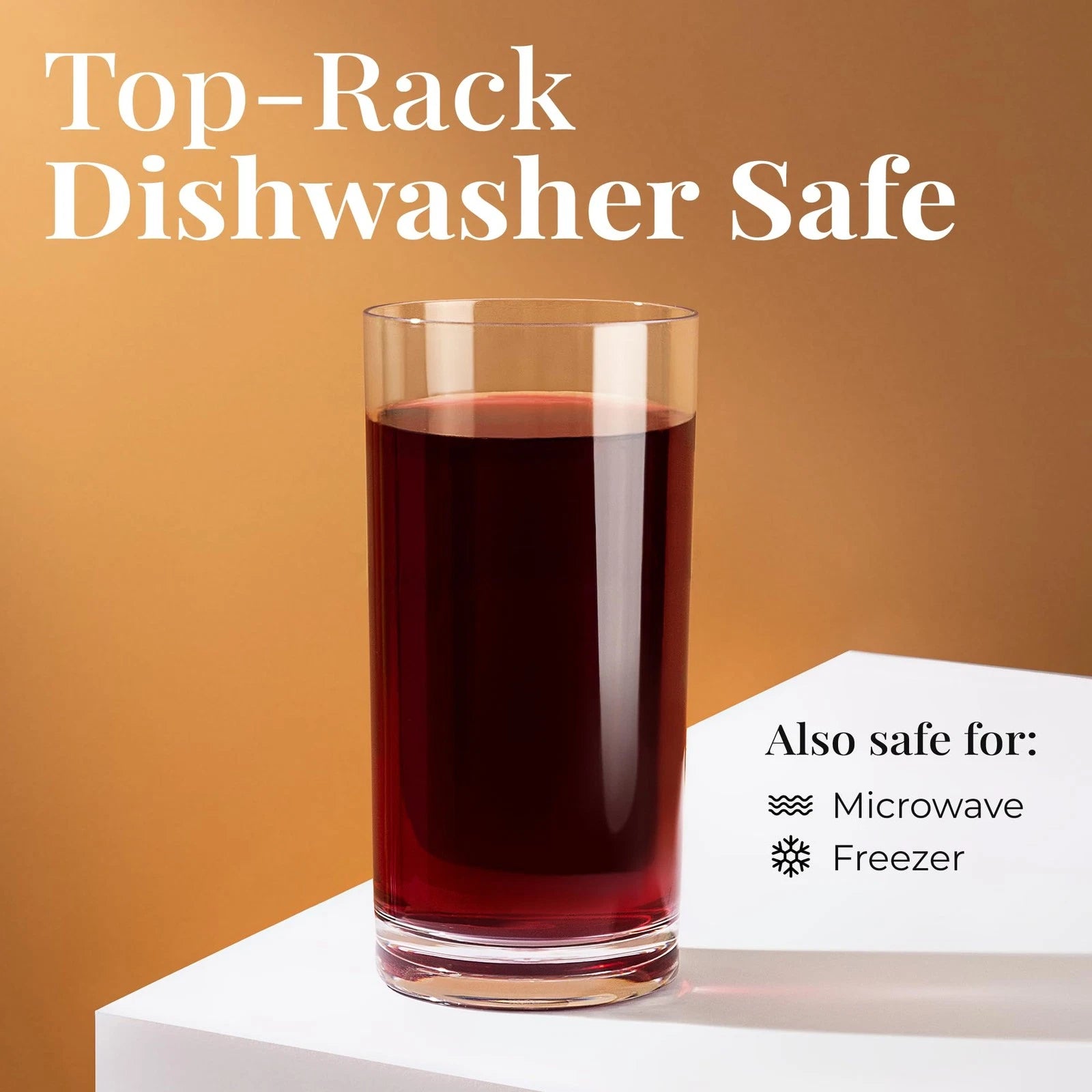 Vivocci Tritan Plastic 16oz Water Glasses, Juice & Cocktail Drinkware Set of 6 | eBay