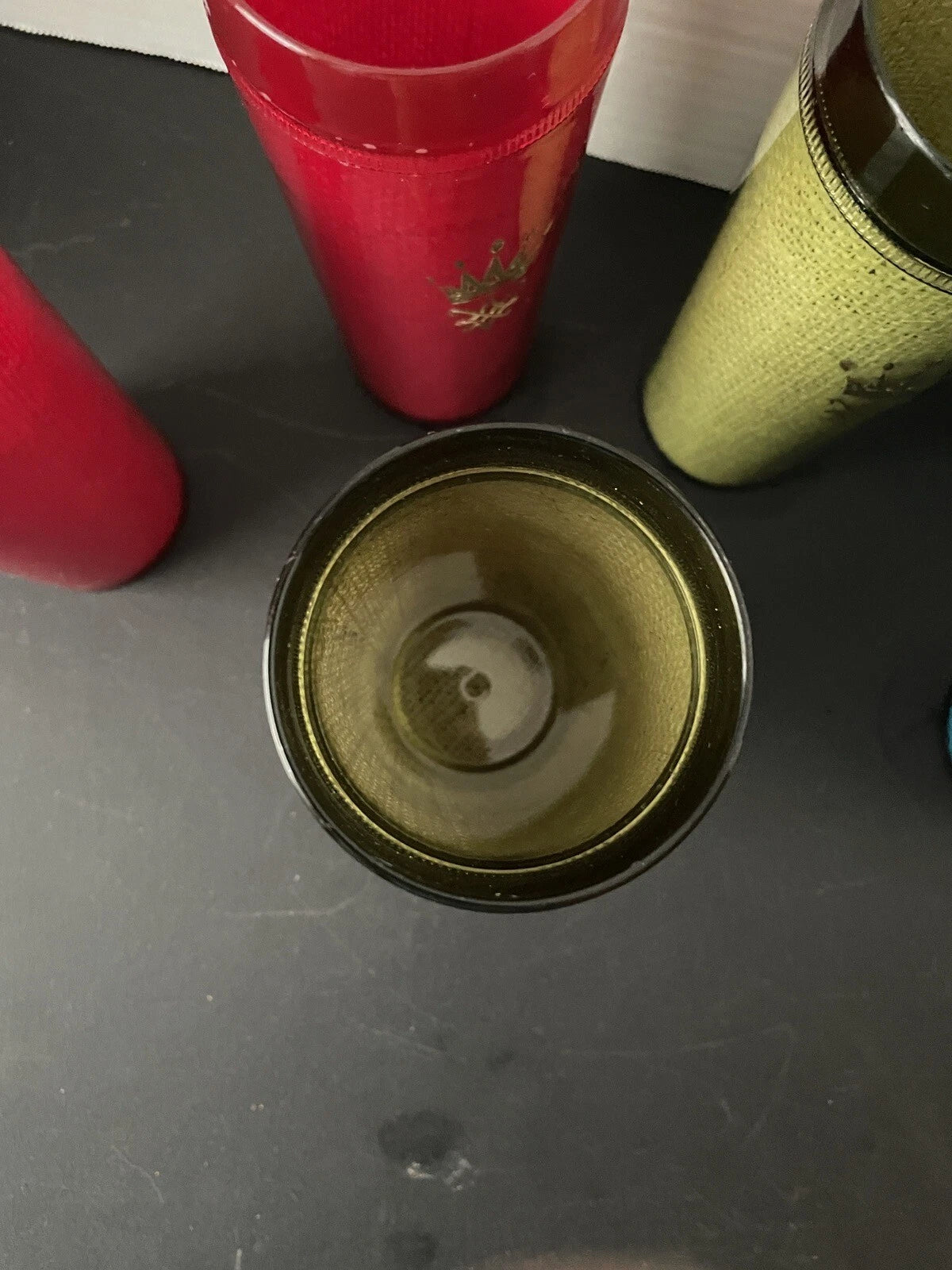 Vintage Crown RAFFIA Set of 6 Tall Tumbler Cups Glasses Plastic & Burlap | eBay