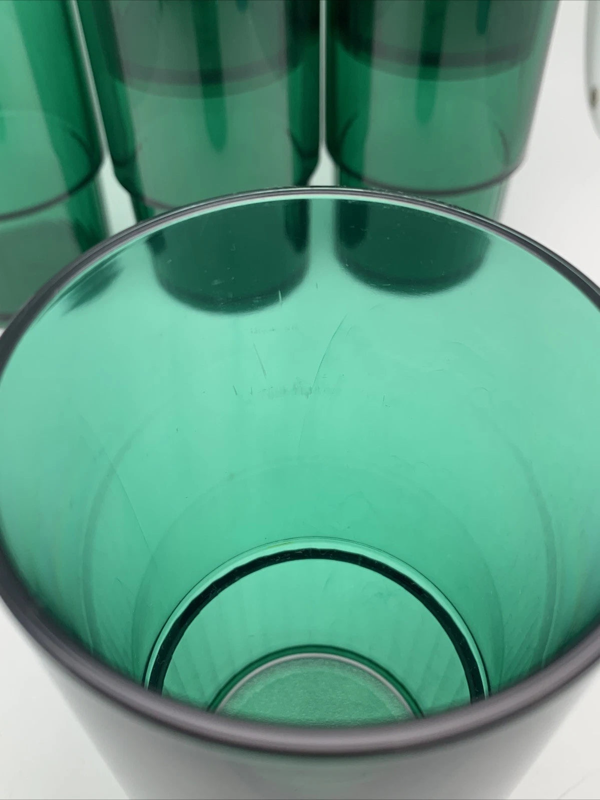 Set of 6 Tupperware Acrylic Preludio Tumblers Glasses Cups 14 Oz Green #1673 | eBay