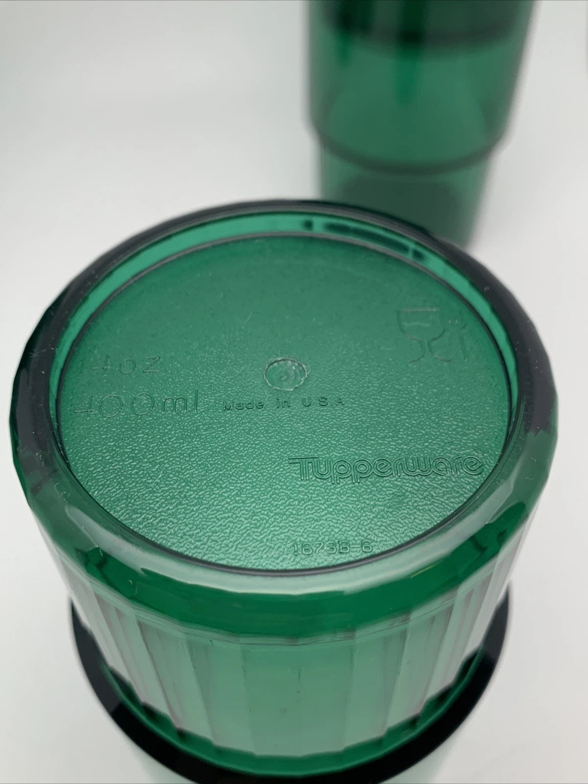 Set of 6 Tupperware Acrylic Preludio Tumblers Glasses Cups 14 Oz Green #1673 | eBay