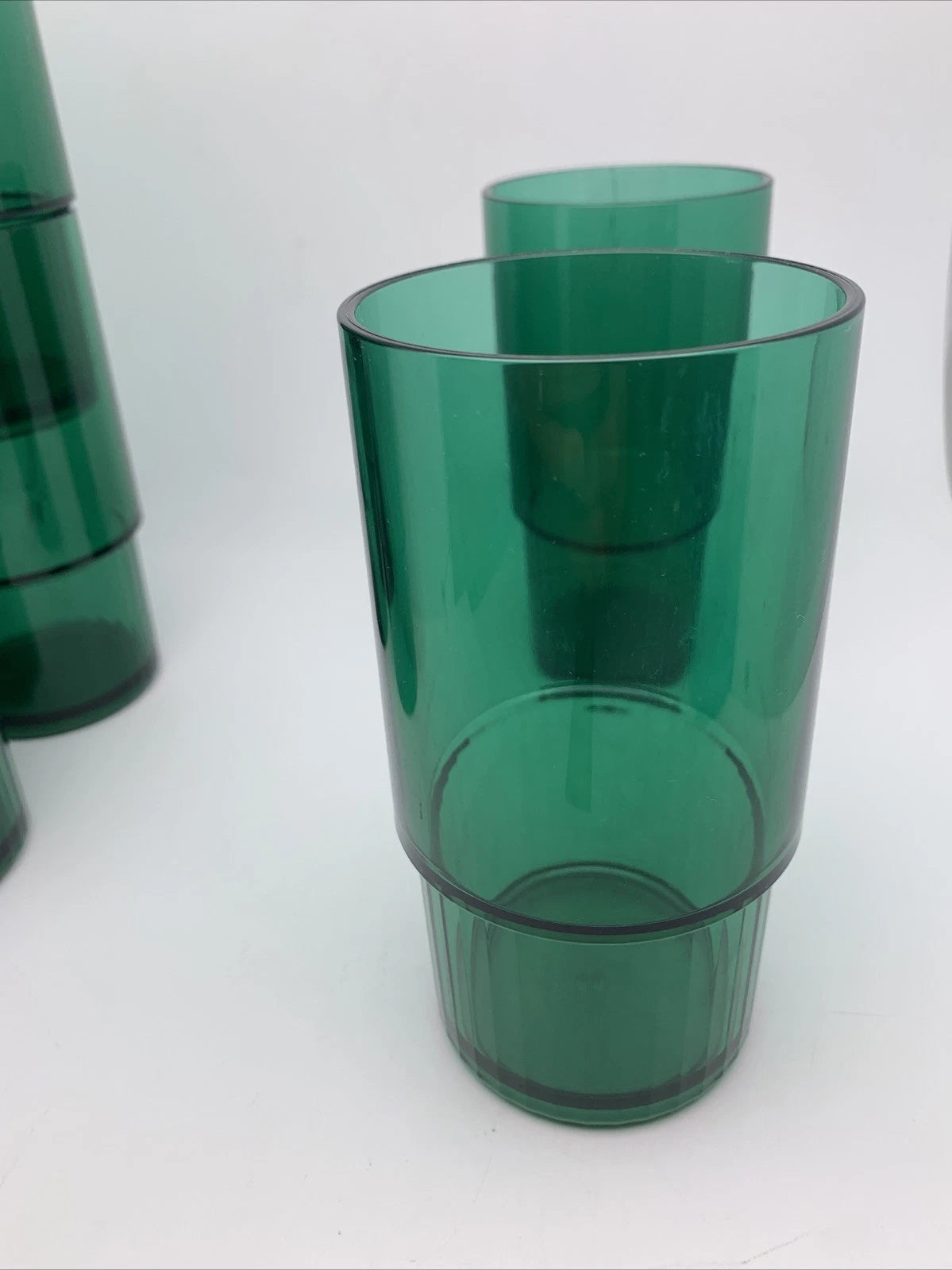 Set of 6 Tupperware Acrylic Preludio Tumblers Glasses Cups 14 Oz Green #1673 | eBay