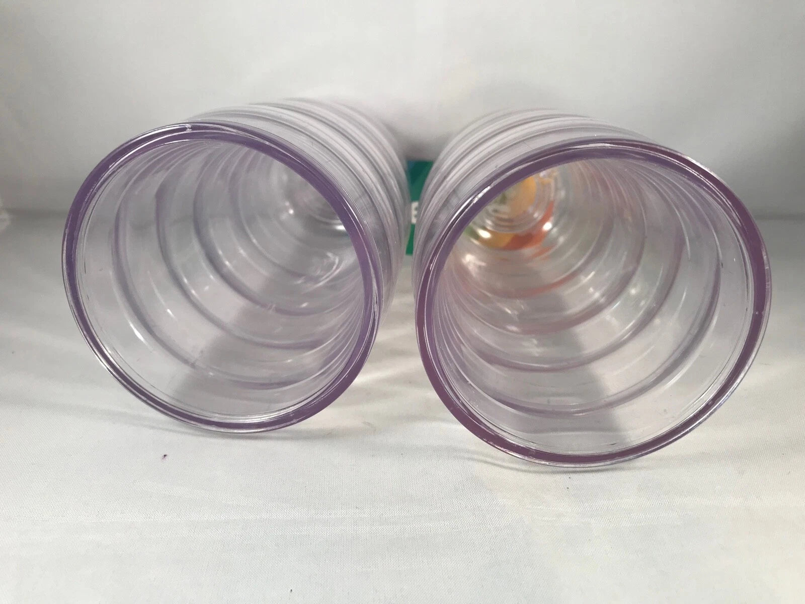 Tervis Tumbler Wavy Clear Drinking Plastic Beverage Cup 10 oz Lot of 2 | eBay