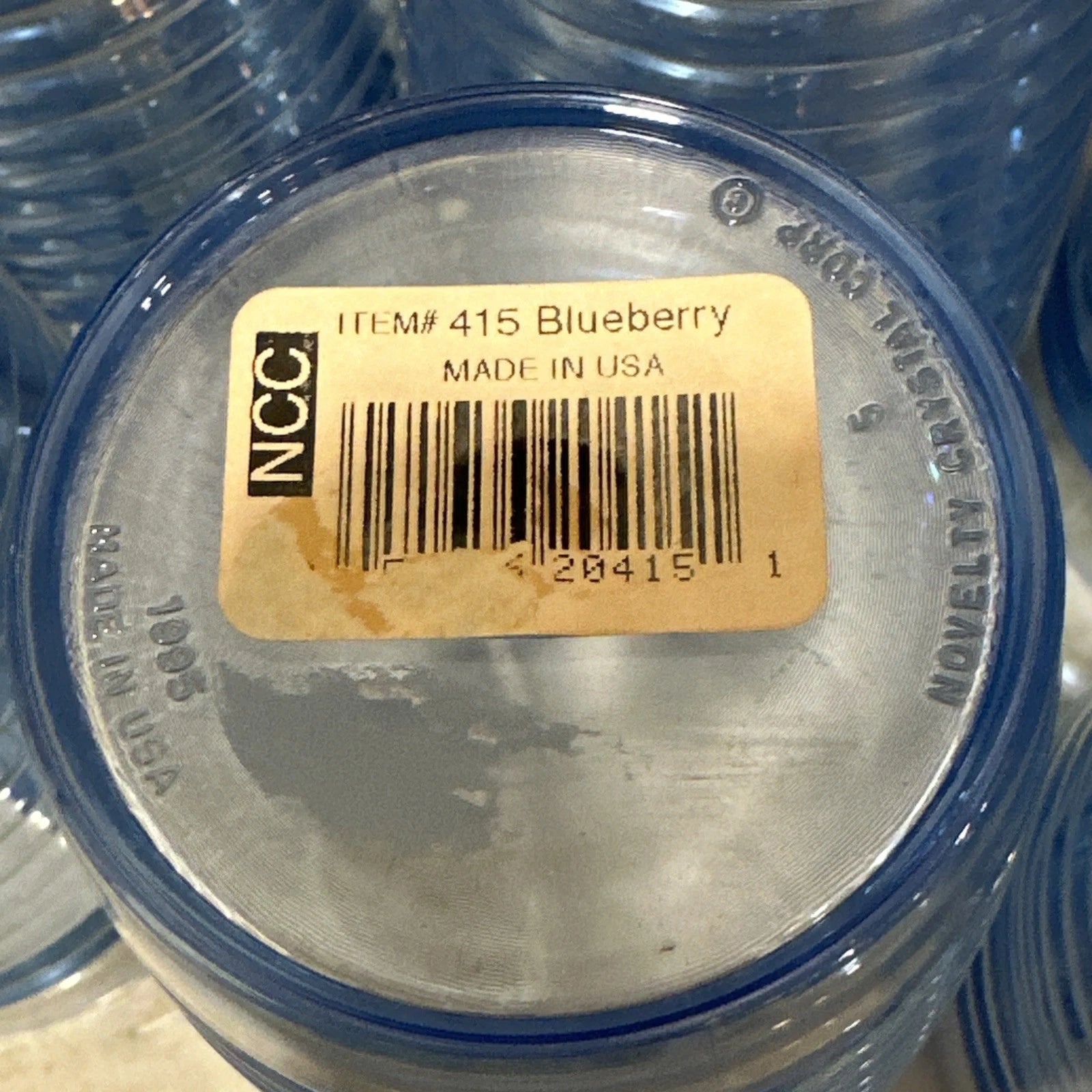 Set Of 6 Vintage Majestic Beehive Ribbed Plastic Tumblers Blue 90s - Made In USA | eBay