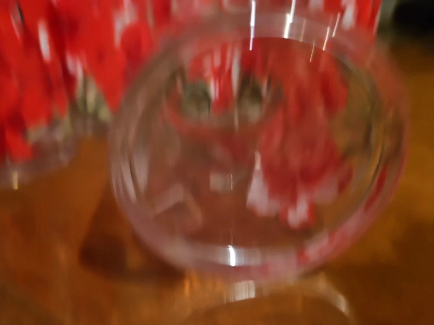 Vintage Red Geranium Acrylic Drinking Glasses - Set of 6 Made In The Usa | eBay
