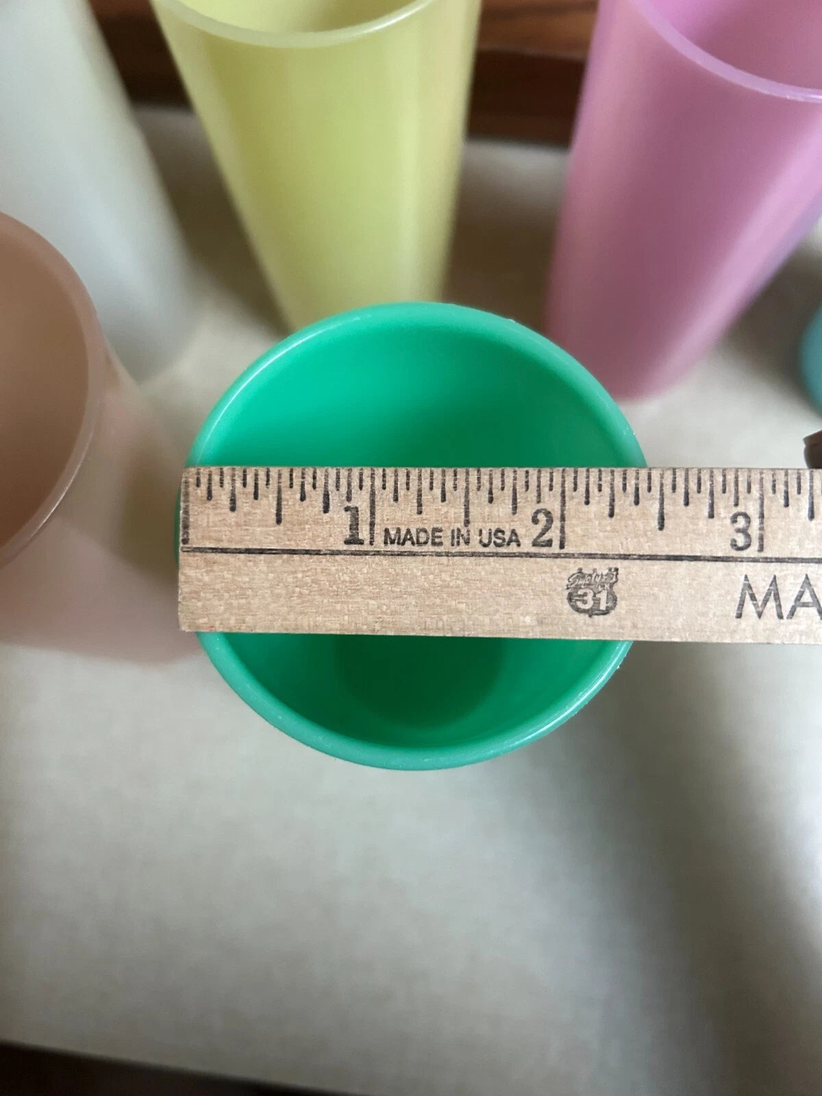 VTG TUPPERWARE TUMBLERS, DRINKING GLASSES SET OF 6 W/ LIDS 12 OZ. PASTEL #115 | eBay