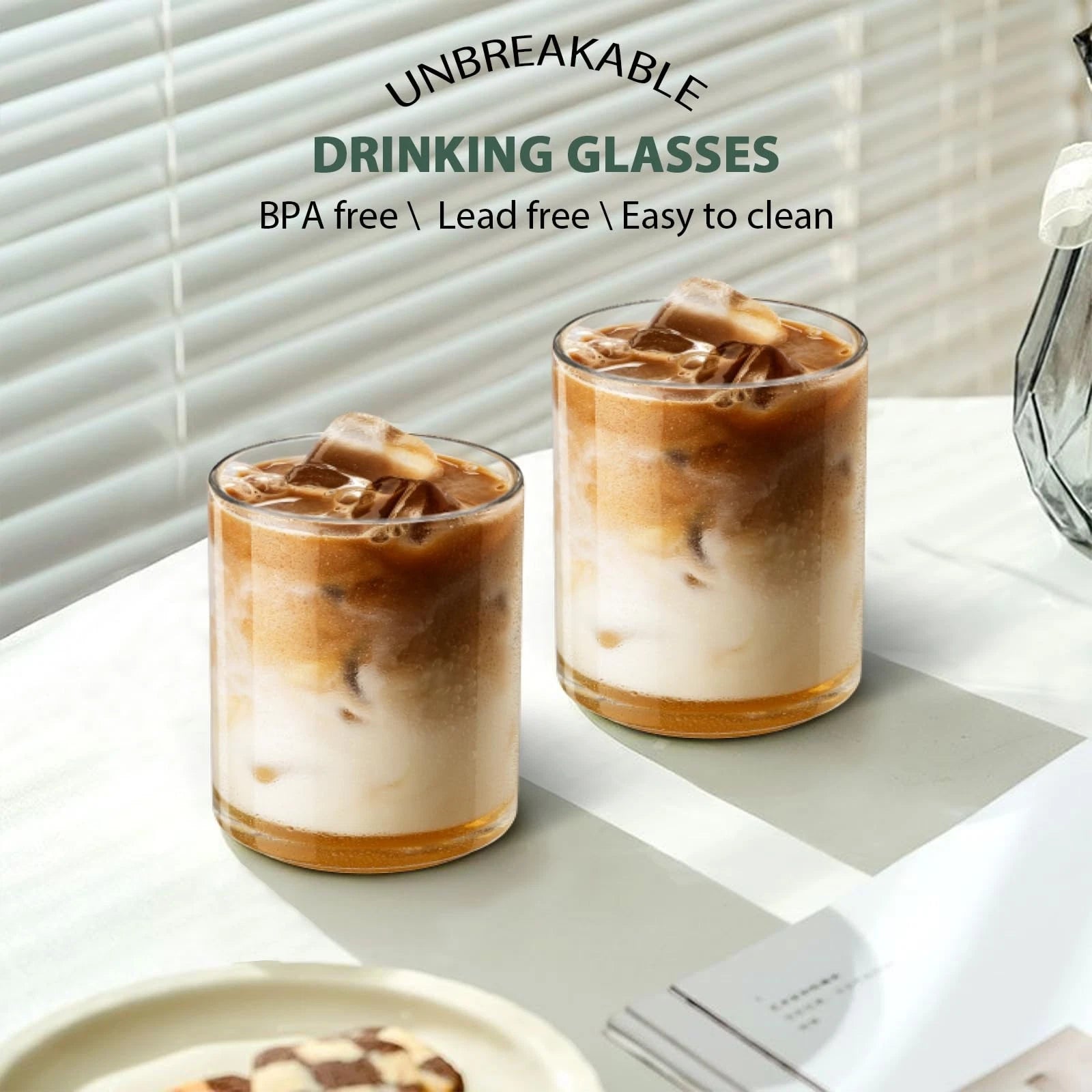 RÉΑLWÁY 12 Oz Plastic Whiskey Glasses Set of 6, Unbreakable & BPA-Free | eBay