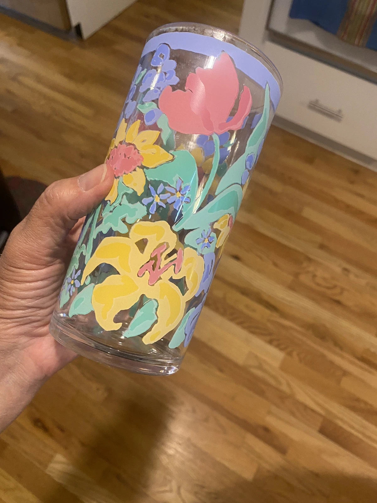 STOTTER Tumblers Pastel Fruit Set/4 Acrylic Plastic Retro Tall Highball Glasses | eBay