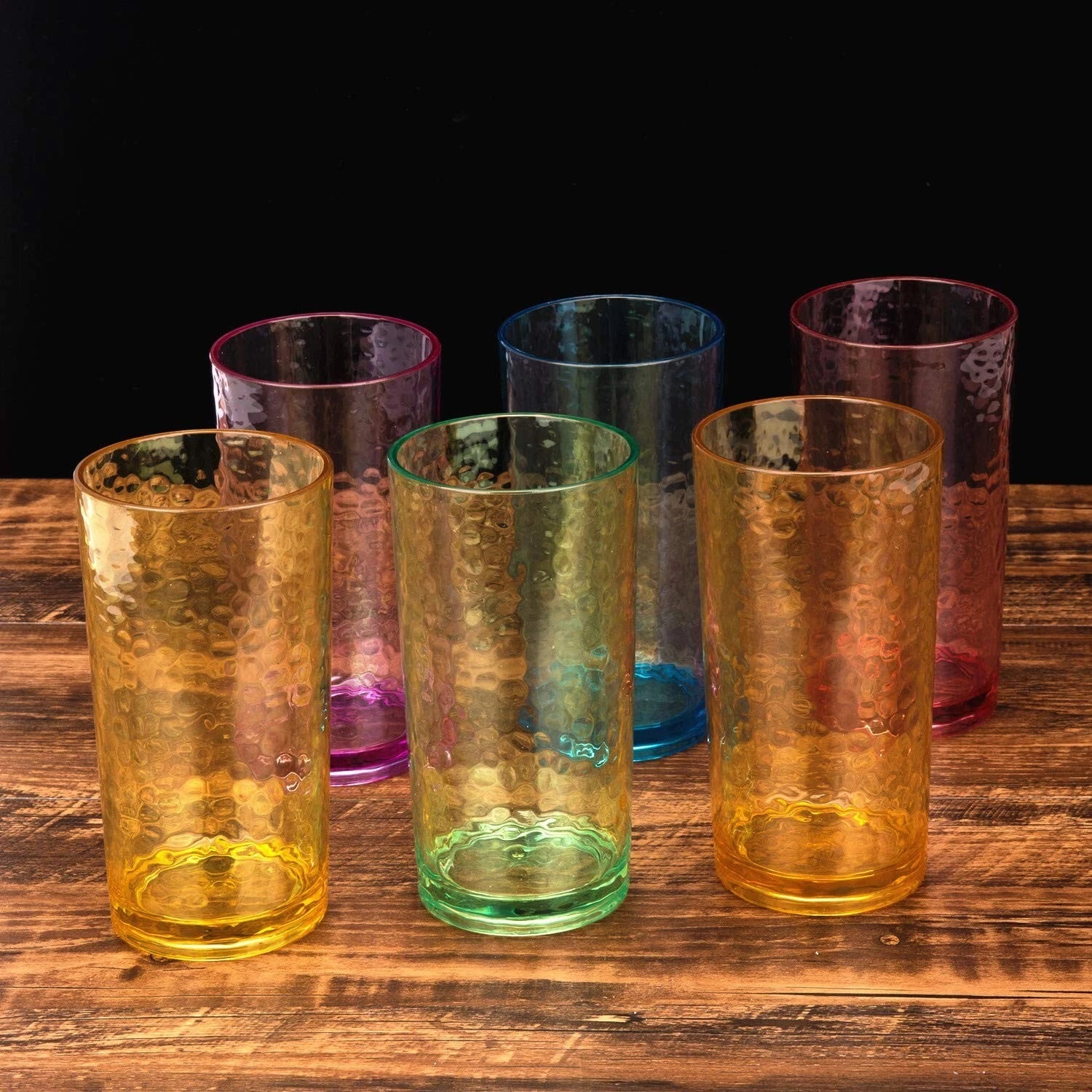 KX-WARE 20-ounce Acrylic Glasses Plastic Tumbler, set of 6 Multicolor - Hamme... | eBay