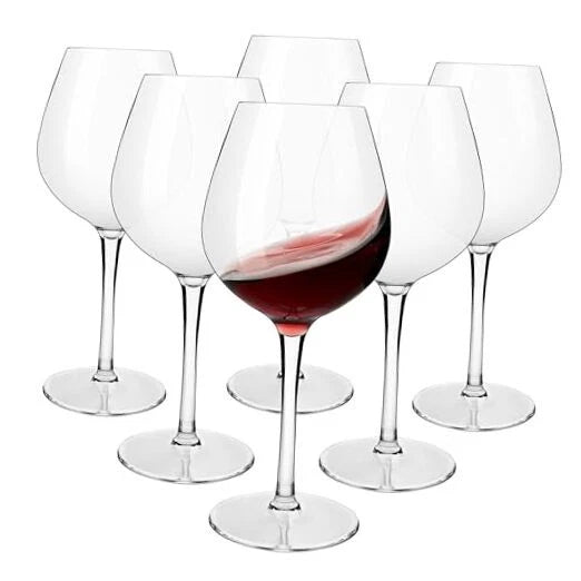 Unbreakable Stemmed Wine Glasses - 100% Tritan Plastic, Set of 6 500ML | eBay