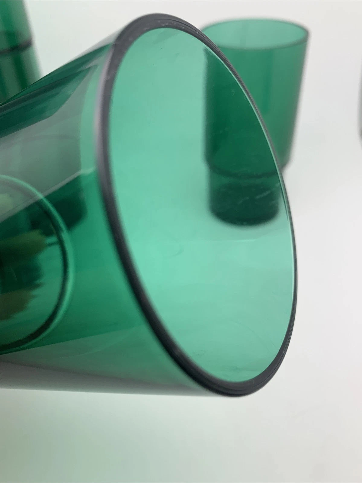 Set of 6 Tupperware Acrylic Preludio Tumblers Glasses Cups 14 Oz Green #1673 | eBay