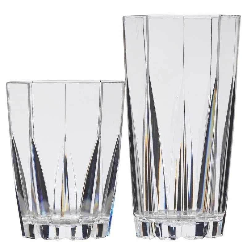 Set of 12 Stackable Acrylic Tumblers Unbreakable Drinkware Parties & Outdoor New | eBay
