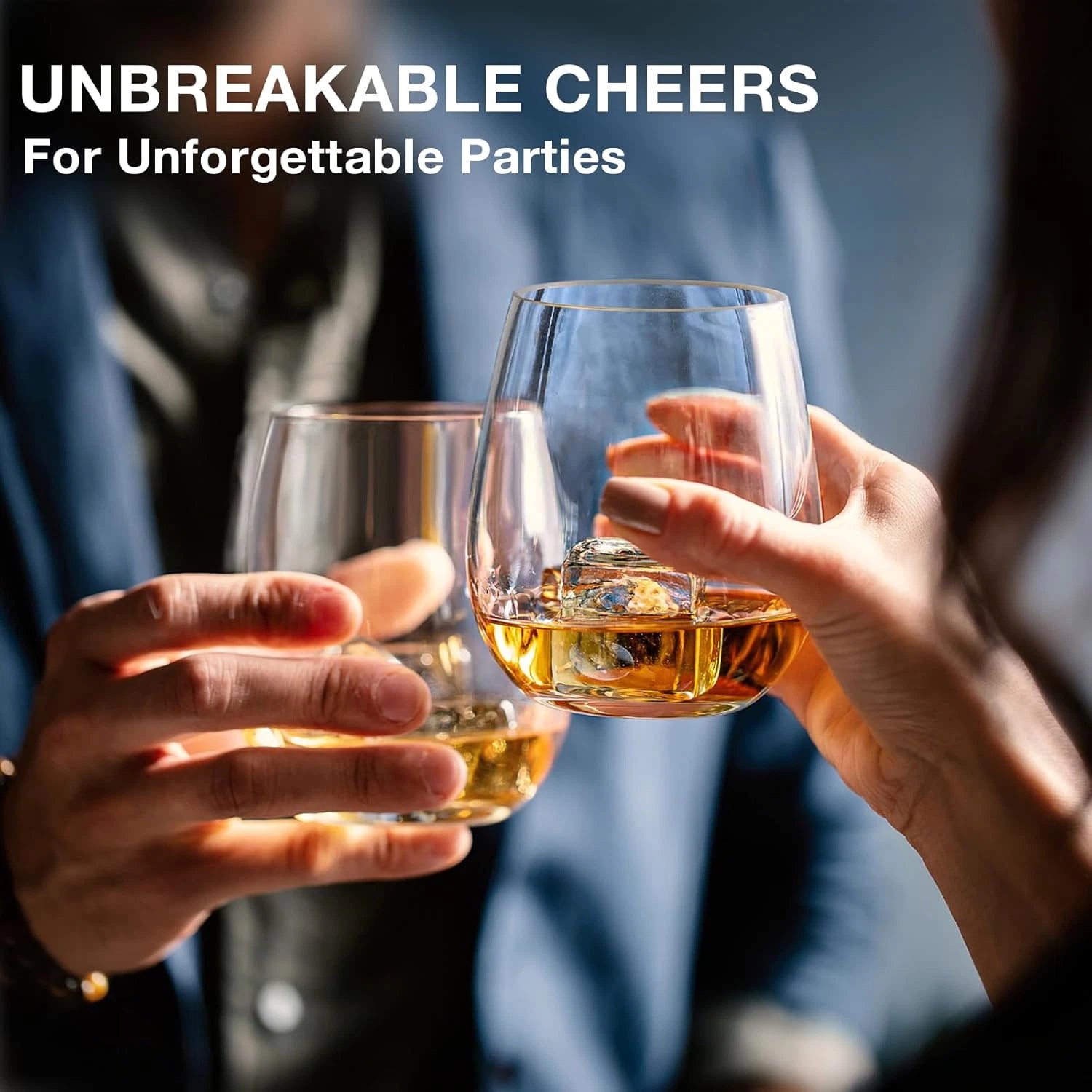 Unbreakable Tritan Wine Glasses Set of 6, 18 Oz Stemless Wine Glass, BPA Free Pl | eBay