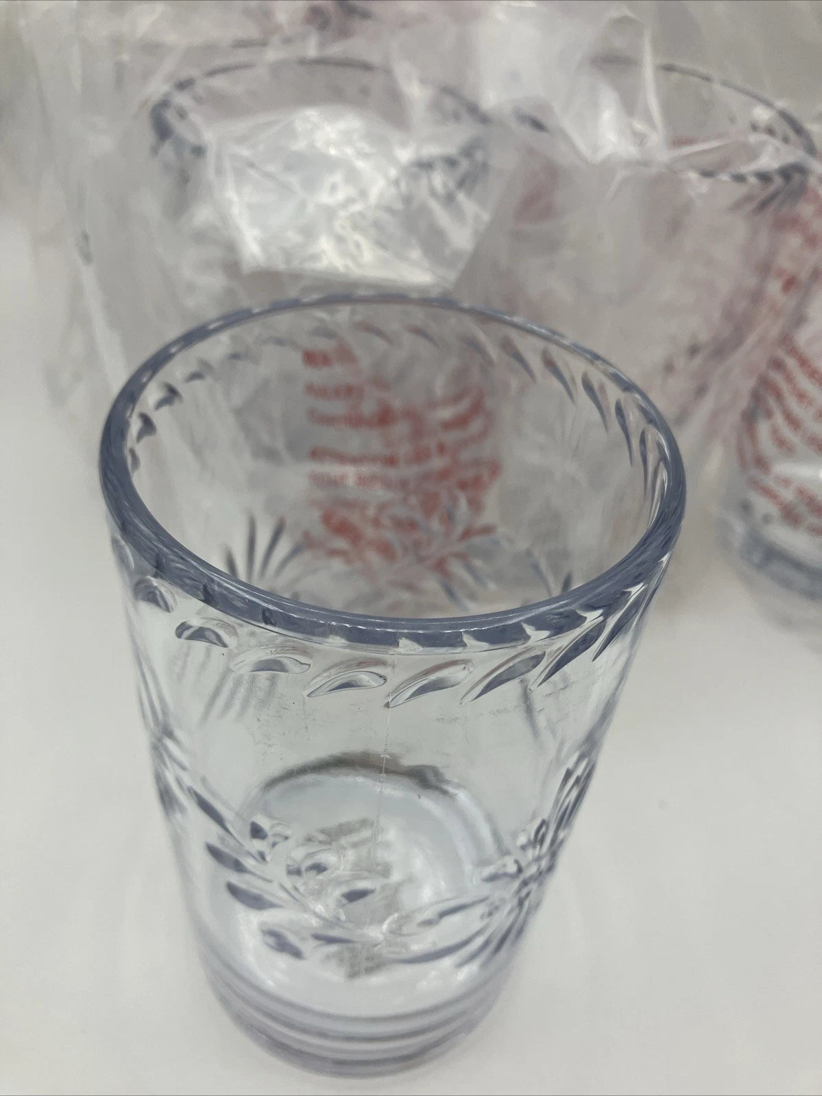 William Sonoma Tumbler 17 oz Party Pack Light Blue Plastic Glasses Set of 6 | eBay
