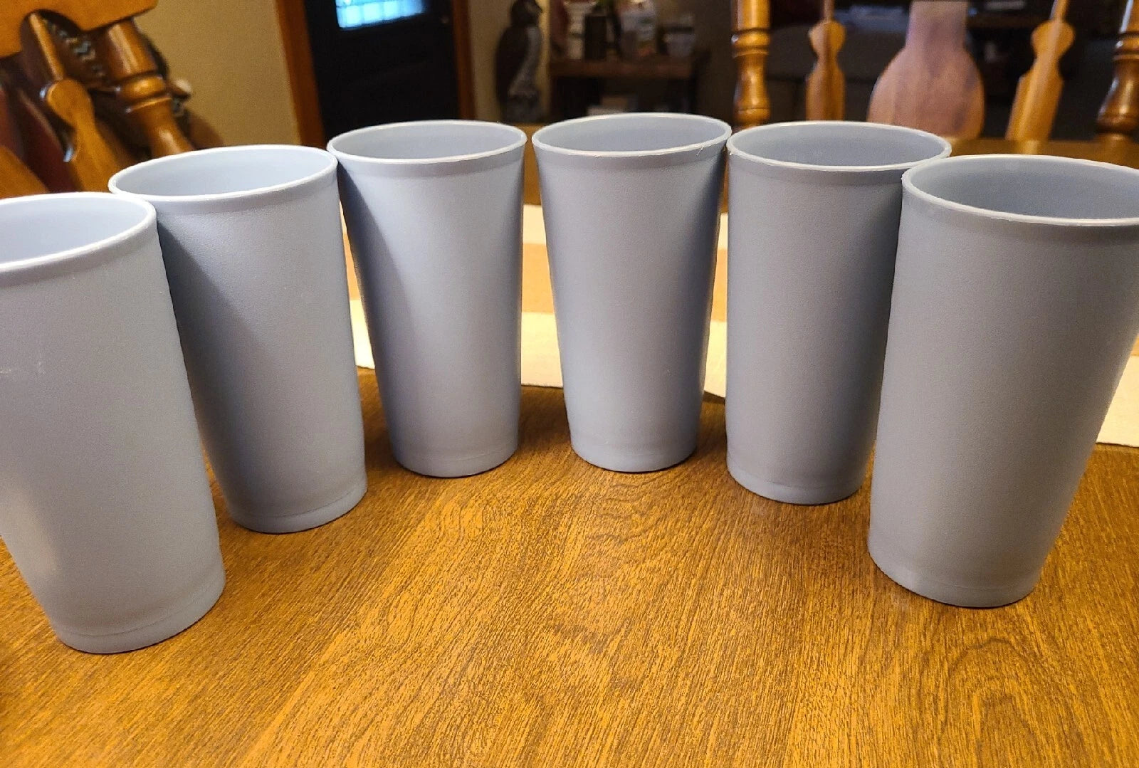 Vtg Tupperware Blue Tumblers Drinking Glasses - Set of 6 | eBay