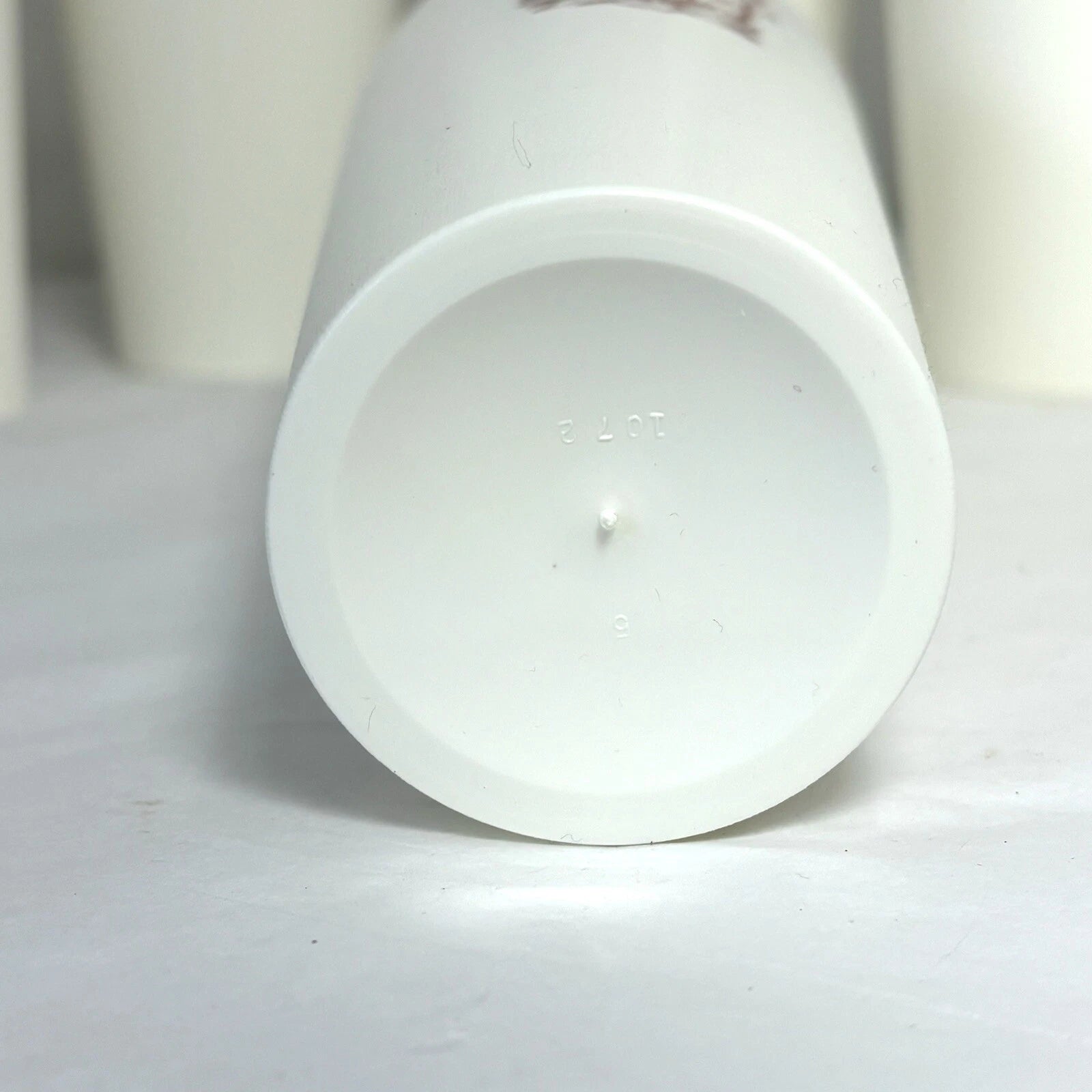 VTG White Plastic Drinking Tumblers Embossed w/Red Seasons Greetings Set of 6 | eBay