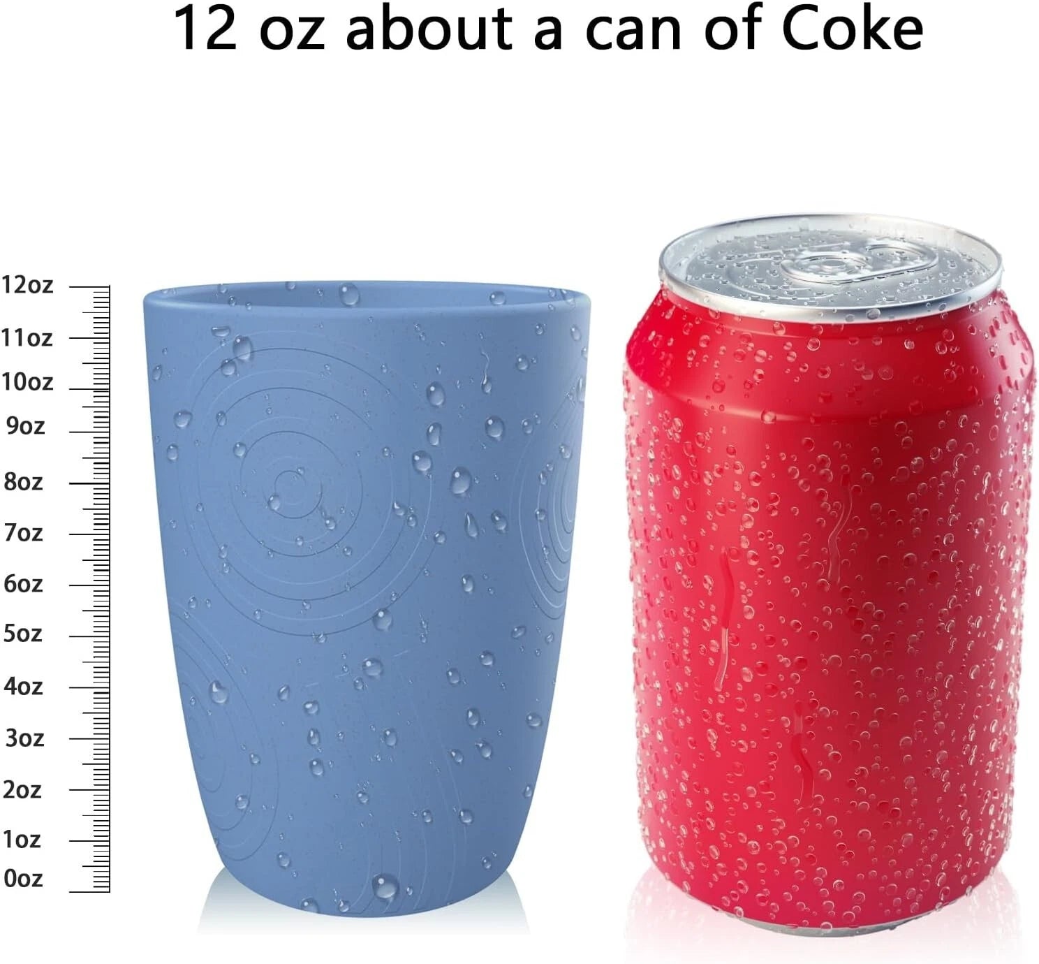 Unbreakable Wheat Straw Drinking Cups - 12oz Set of 6 Dishwasher Safe | eBay