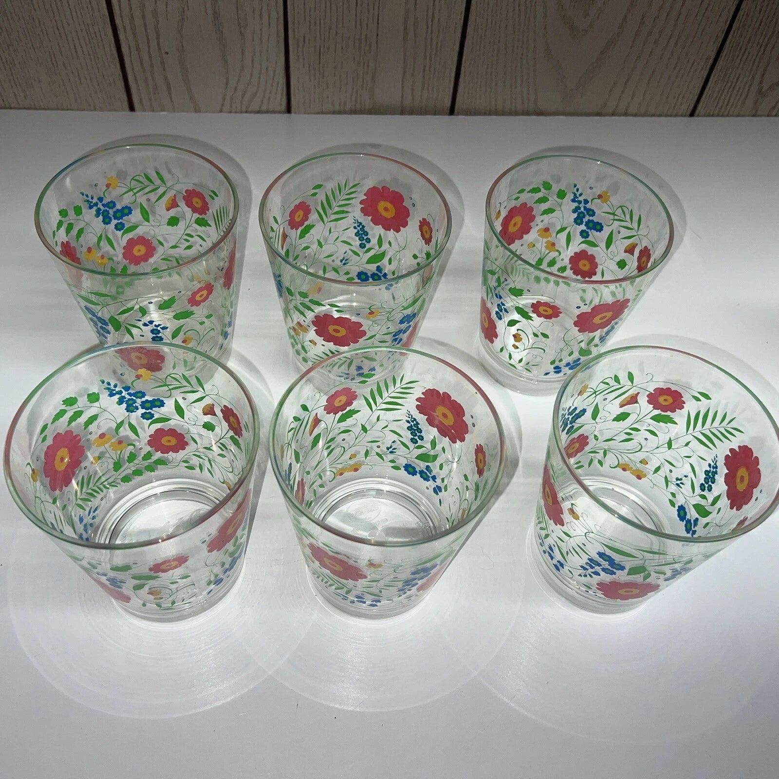 Zak Designs Set Of Six Plastic Drinking Tumbler Cups 4.5” EUC! Fast Shipping! | eBay