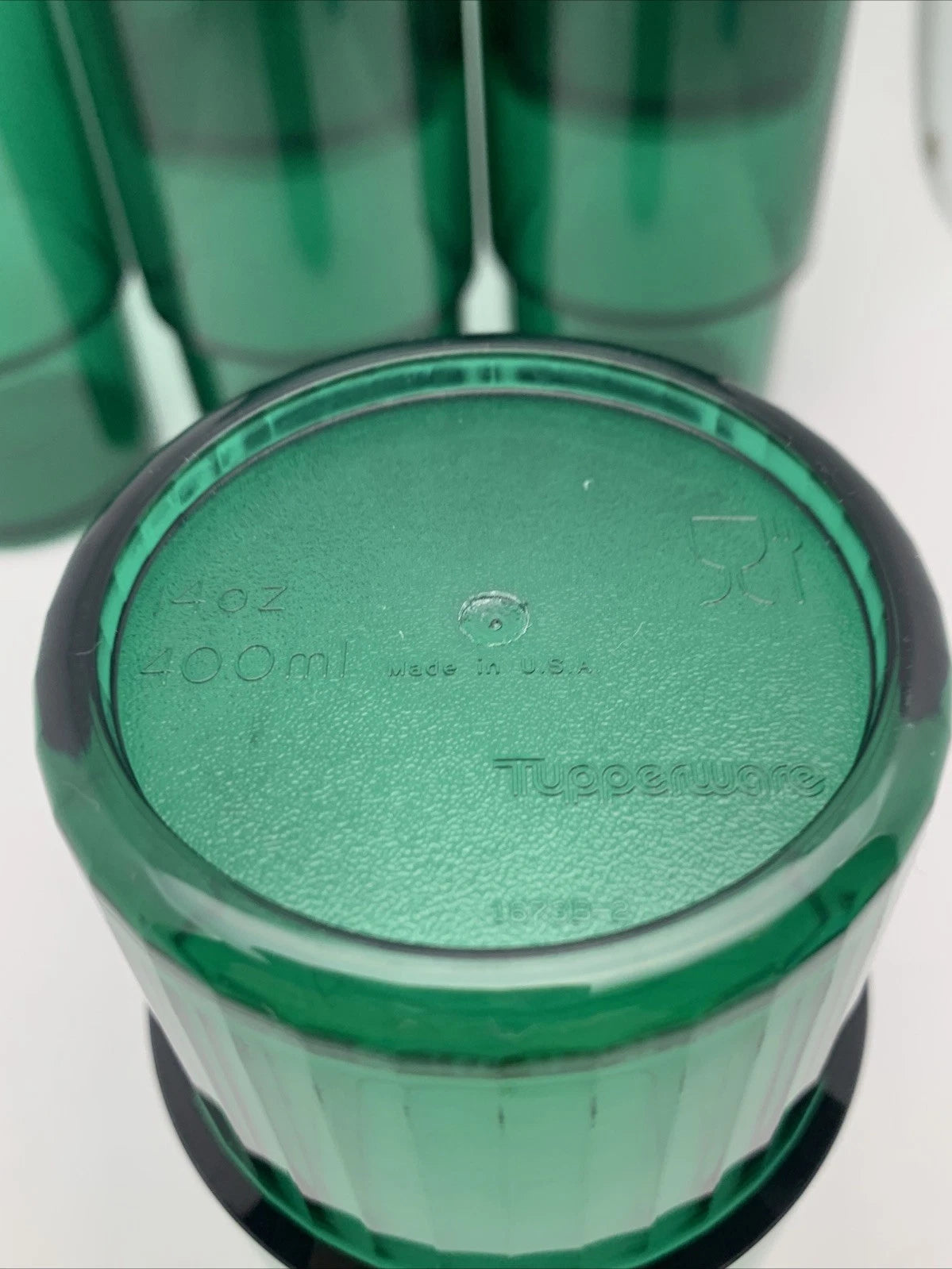 Set of 6 Tupperware Acrylic Preludio Tumblers Glasses Cups 14 Oz Green #1673 | eBay
