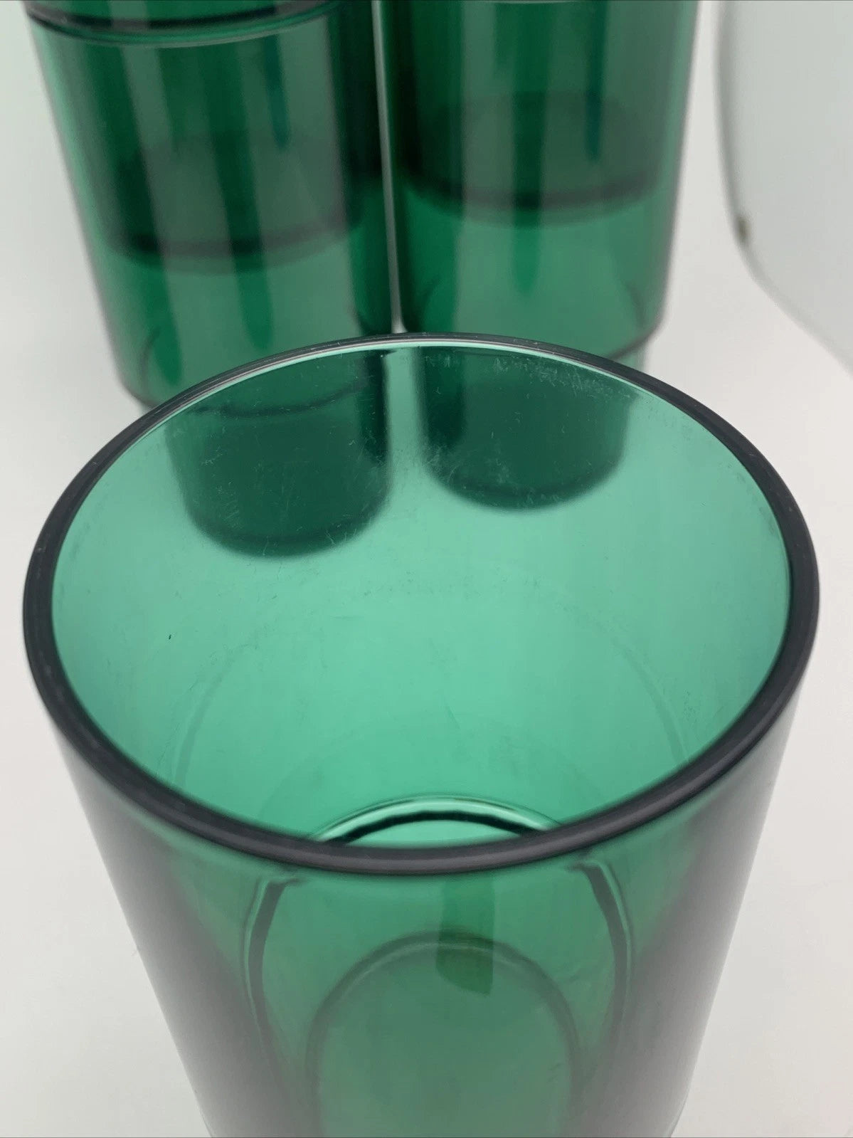 Set of 6 Tupperware Acrylic Preludio Tumblers Glasses Cups 14 Oz Green #1673 | eBay
