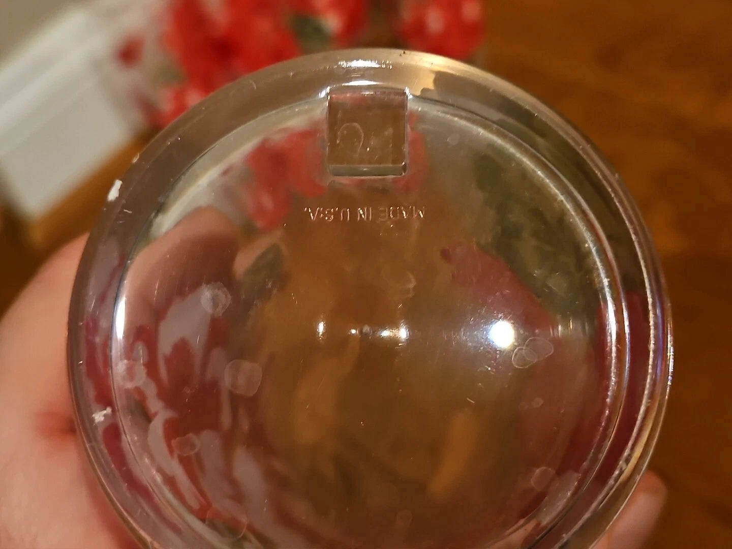 Vintage Red Geranium Acrylic Drinking Glasses - Set of 6 Made In The Usa | eBay