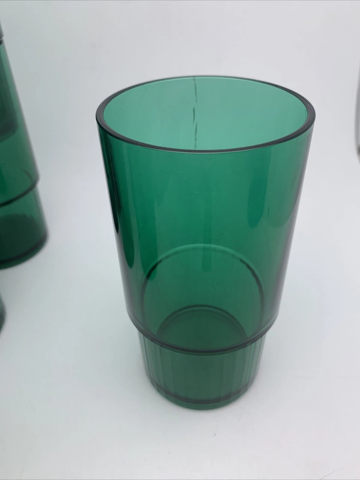 Set of 6 Tupperware Acrylic Preludio Tumblers Glasses Cups 14 Oz Green #1673 | eBay