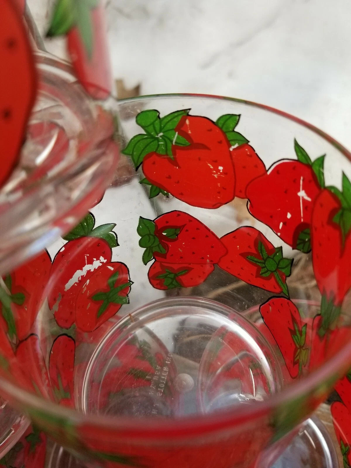 Vintage H. J. Stotter Strawberries Juice Tumblers Drink Glasses Plastic Set of 6 | eBay