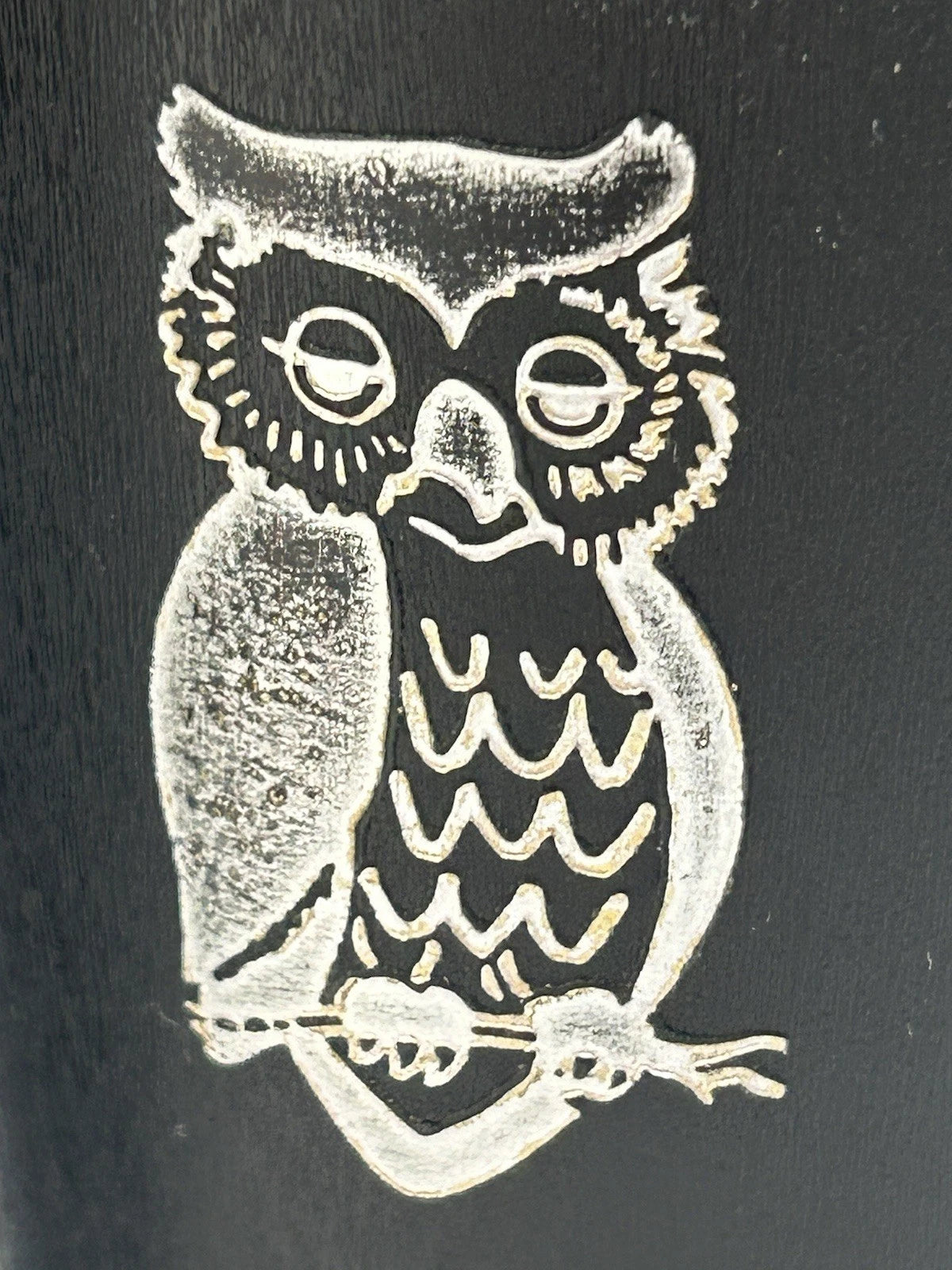 Vintage Set 4 Owl Black Plastic Tumblers Drinking Glasses Retro Mid Century | eBay