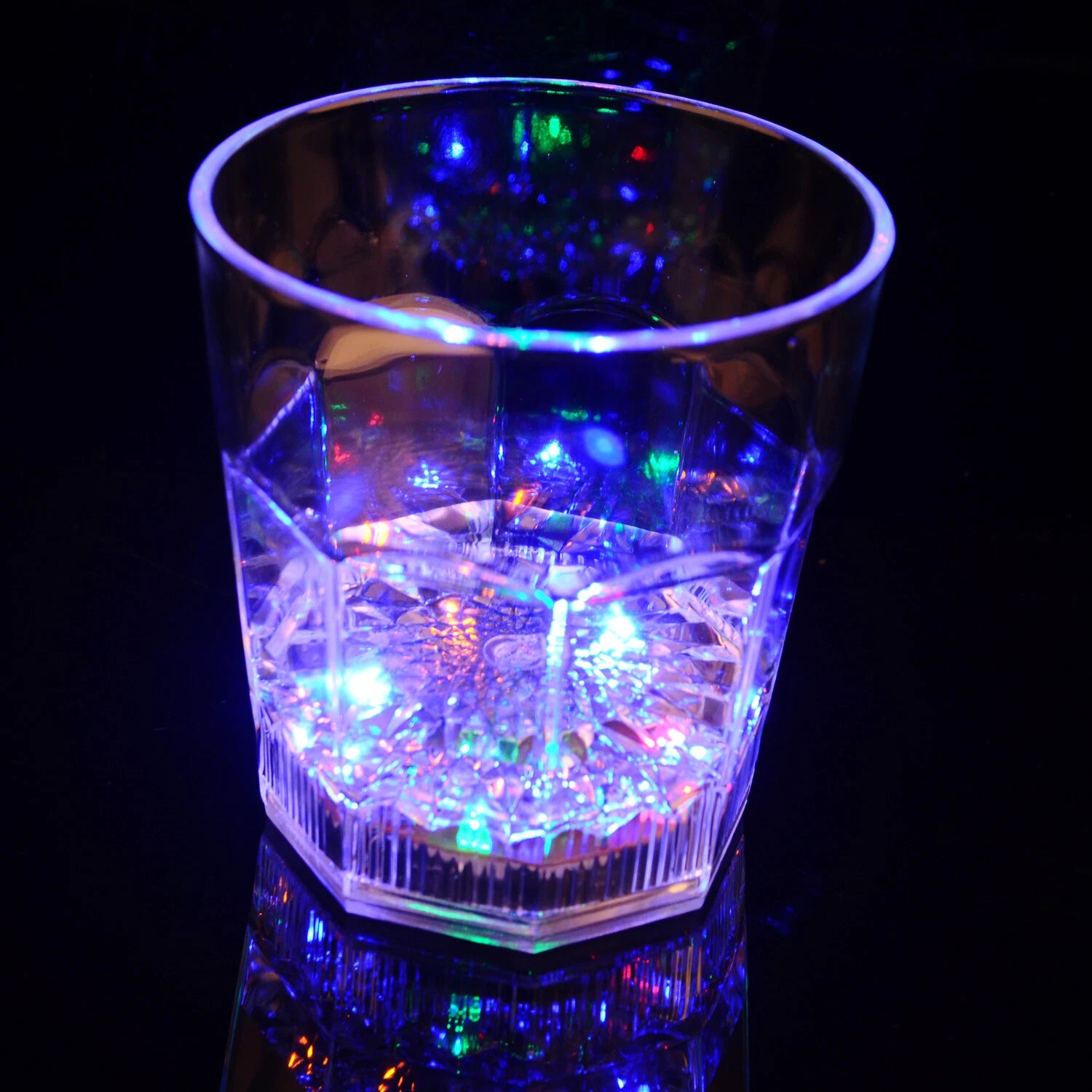 Liquid Activated Multicolor LED Glasses Fun Light Up Drinking Tumblers 6oz 4pc | eBay