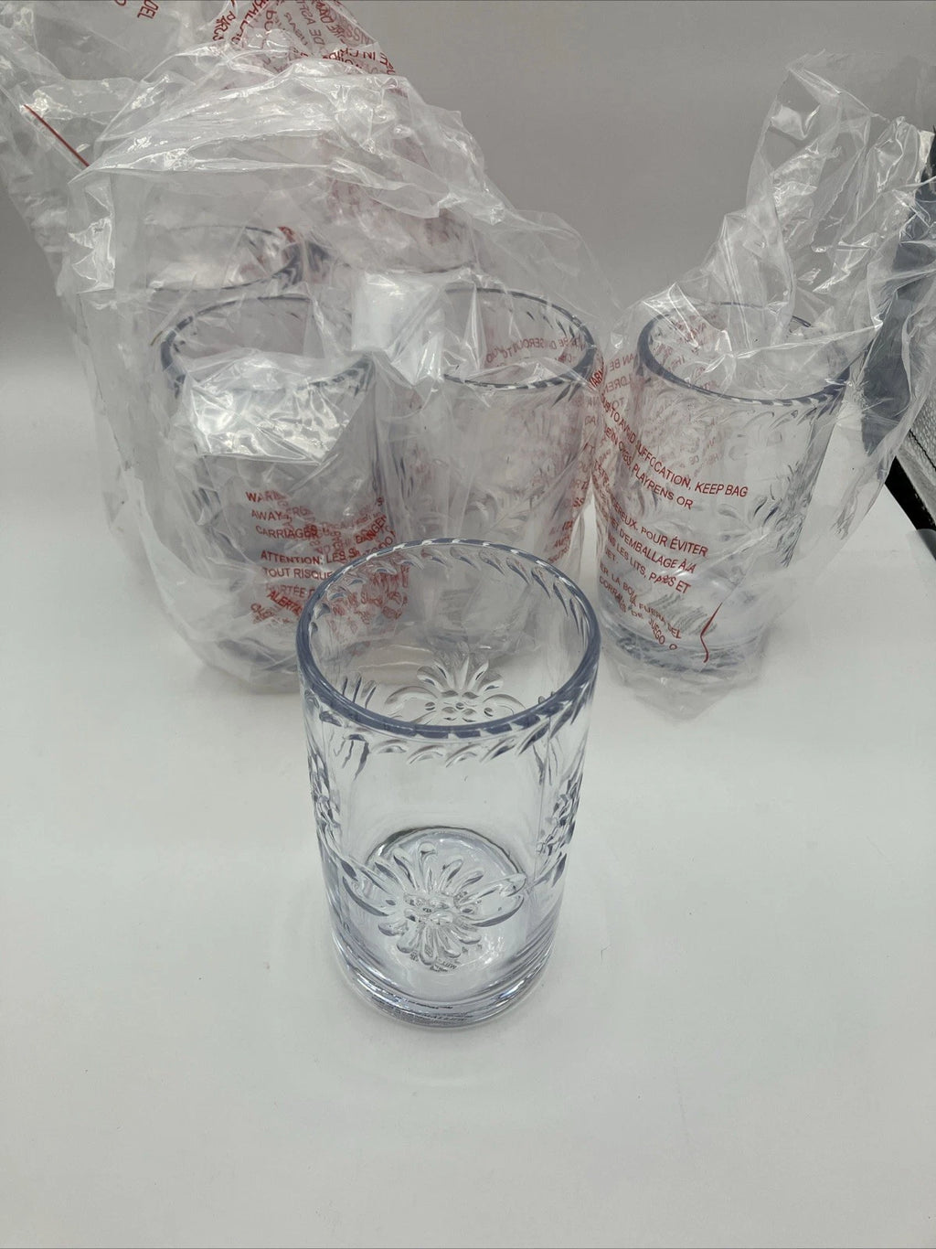 William Sonoma Tumbler 17 oz Party Pack Light Blue Plastic Glasses Set of 6 | eBay