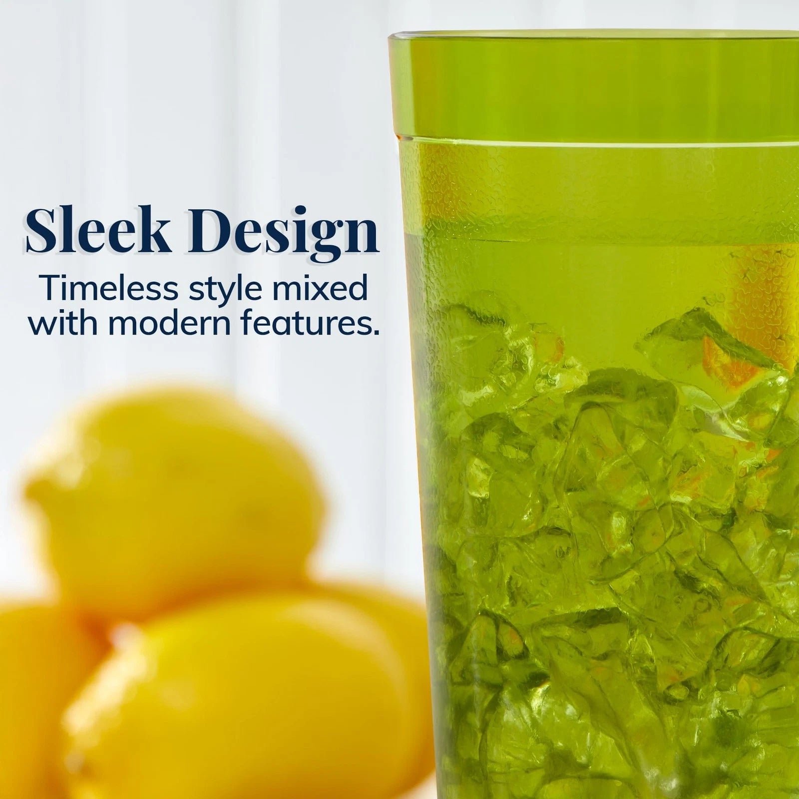 Acrylic Cafe Plastic Reusable Tumblers (Set of 16) 20-ounce Water Cups Assort... 674894969943| eBay
