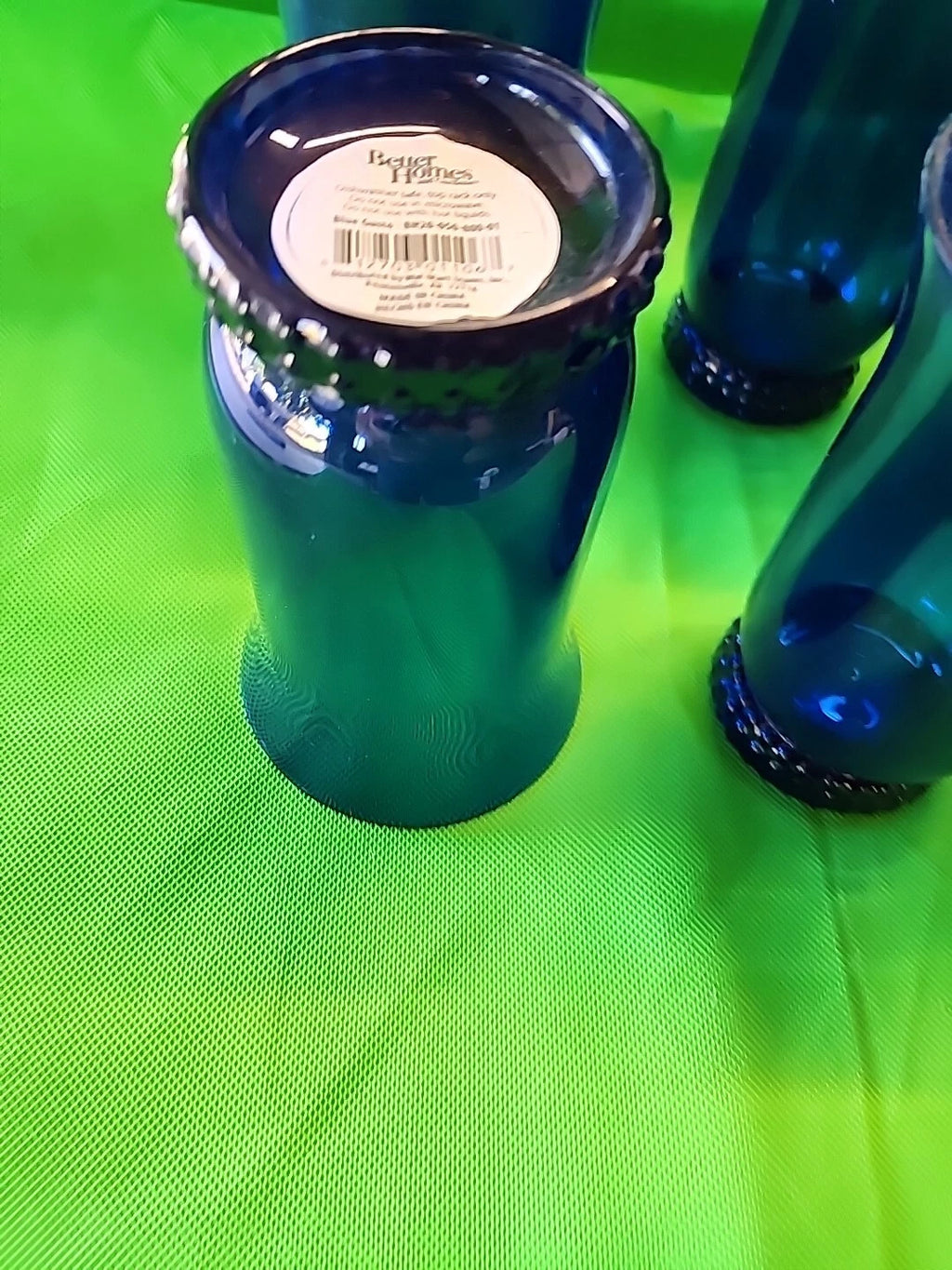 Better Homes and Gardens 20 Oz Cobalt Blue Plastic Drink Glasses | eBay