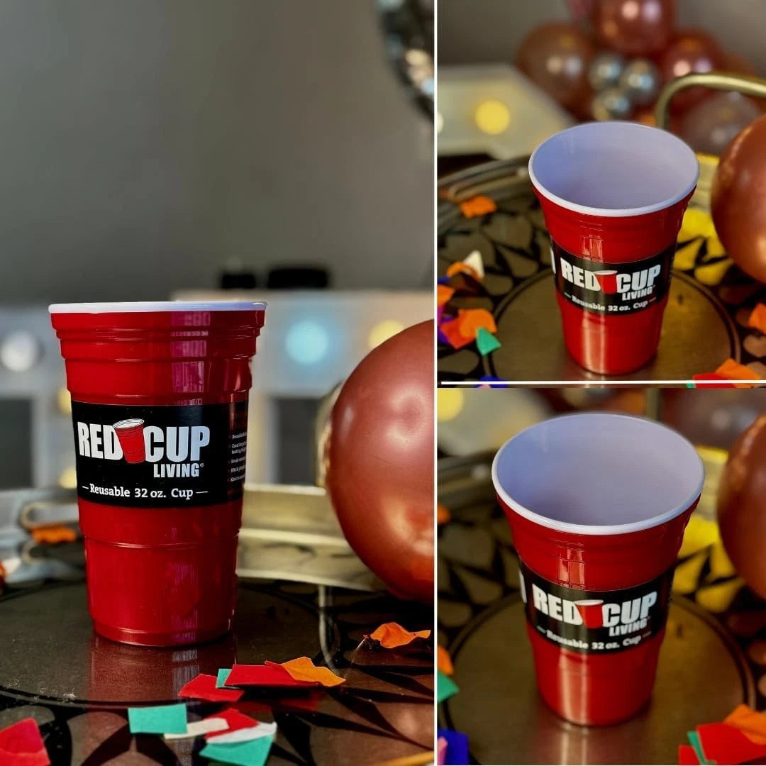 Elegant 32 Oz Insulated Tumbler Set of 6 - Unbreakable Red Cups for Parties | eBay