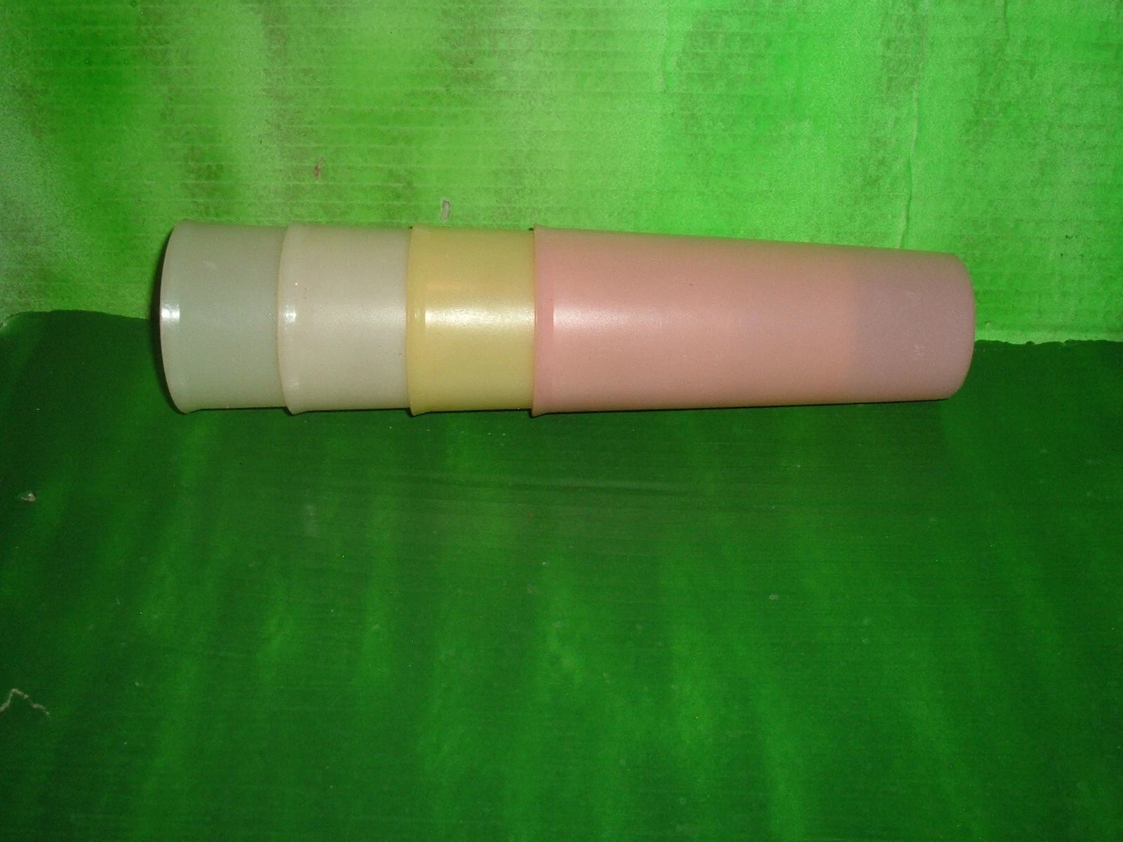 Set of 4 Vintage Pastel Tupperware Plastic Drinking Glasses Beverage Tumblers | eBay