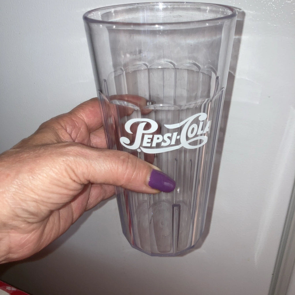 Pepsi Cola Set of 6 Clear Plastic Tumblers Retro / Vintage Restaurant Ware USA | eBay