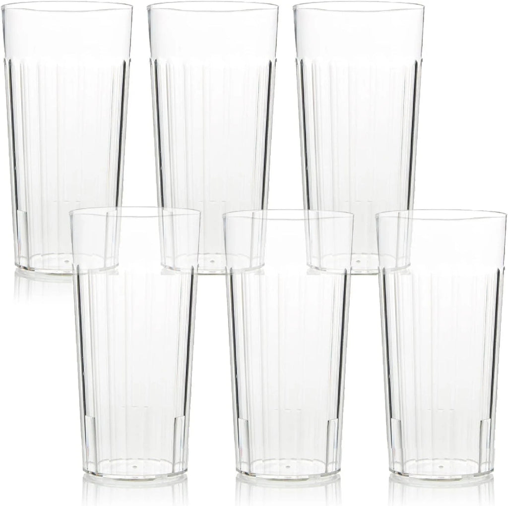 Arrow Home Products 30 oz Clear Plastic Tumblers, Set of 6 - Made in the USA, BP | eBay