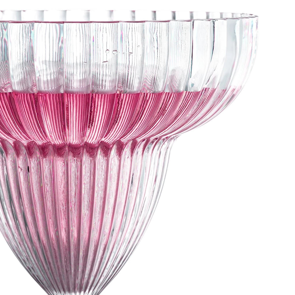 14 Oz Clear Acrylic Margarita Glasses Set of 6 - Plastic, Ribbed, Shatterproof | eBay