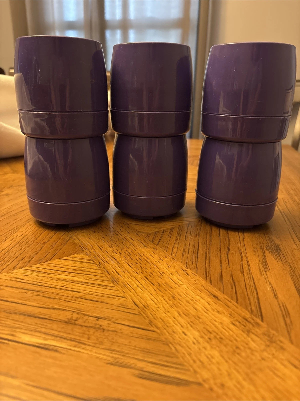 Dinex Classic Purple Insulated Plastic Cups Mugs Stackable Camping Set of 6 | eBay