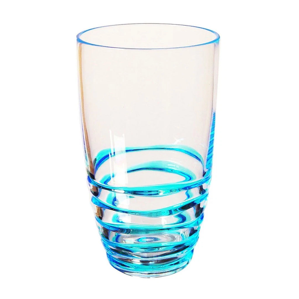 Swirl Acrylic Glasses Drinking Set of 4 (20oz),Plastic Drinking Glasses,BPA | eBay
