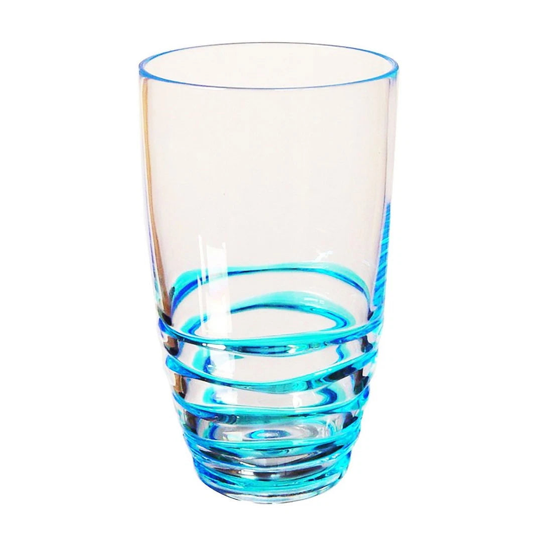 Swirl Acrylic Glasses Drinking Set of 4 (20oz),Plastic Drinking Glasses,BPA | eBay