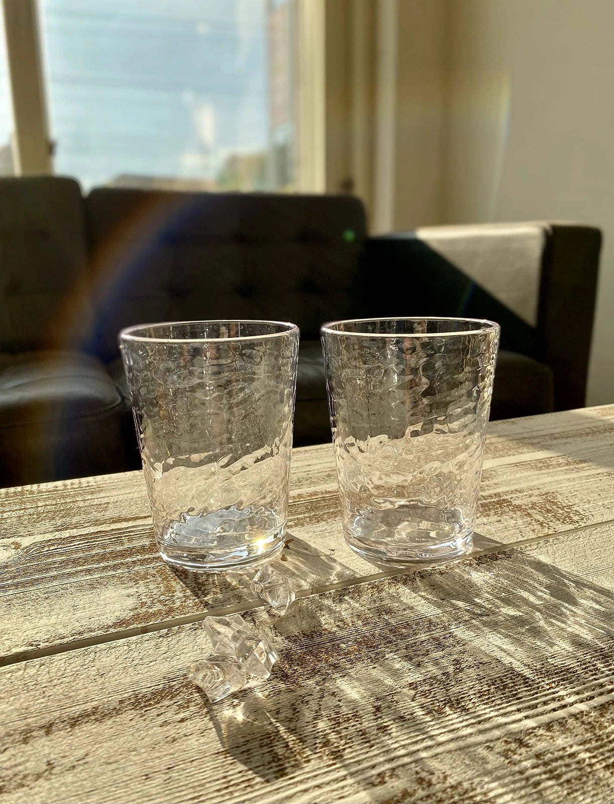 KLIFA Acrylic Drinking Glasses, 14.7oz Set of 6, BPA-Free, Stackable, Clear, ... | eBay