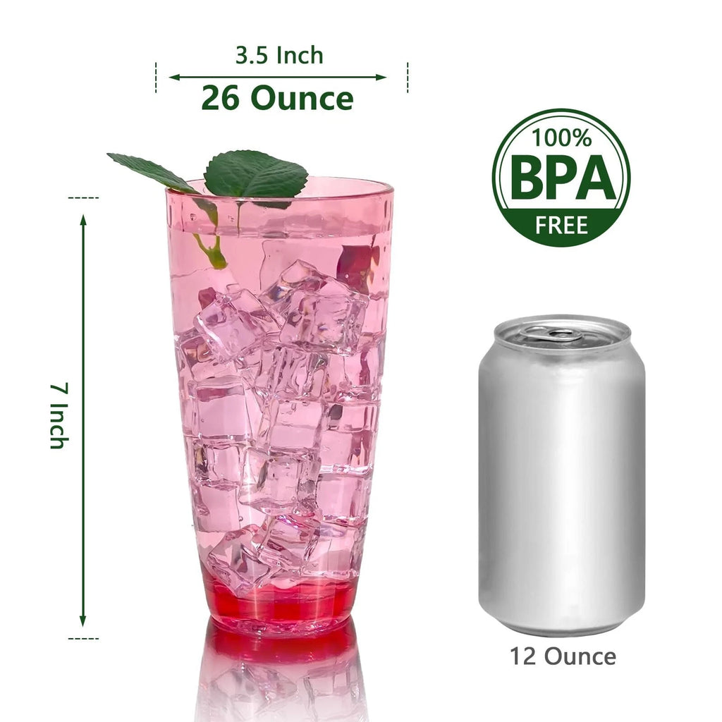 26-Ounce Plastic Tumblers (Set of 6), Reusable Plastic Mugs, BPA-Free Acrylic... | eBay
