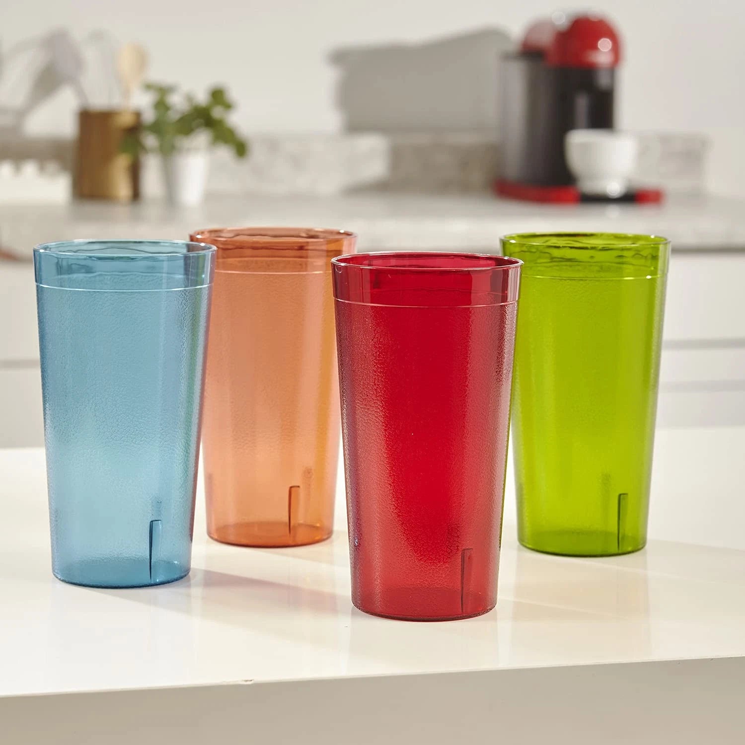 Cafe Break-Resistant Plastic 20oz Restaurant-Quality Beverage Tumblers | Set of 674894969943| eBay