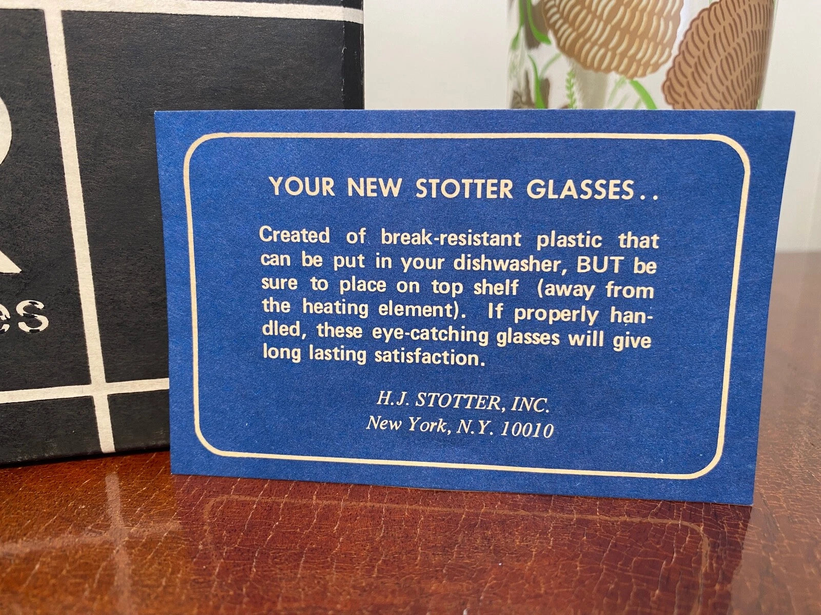 NEW IN BOX Vintage Set of 6 STOTTER Seashell Plastic Glasses High-Ball Tumblers | eBay