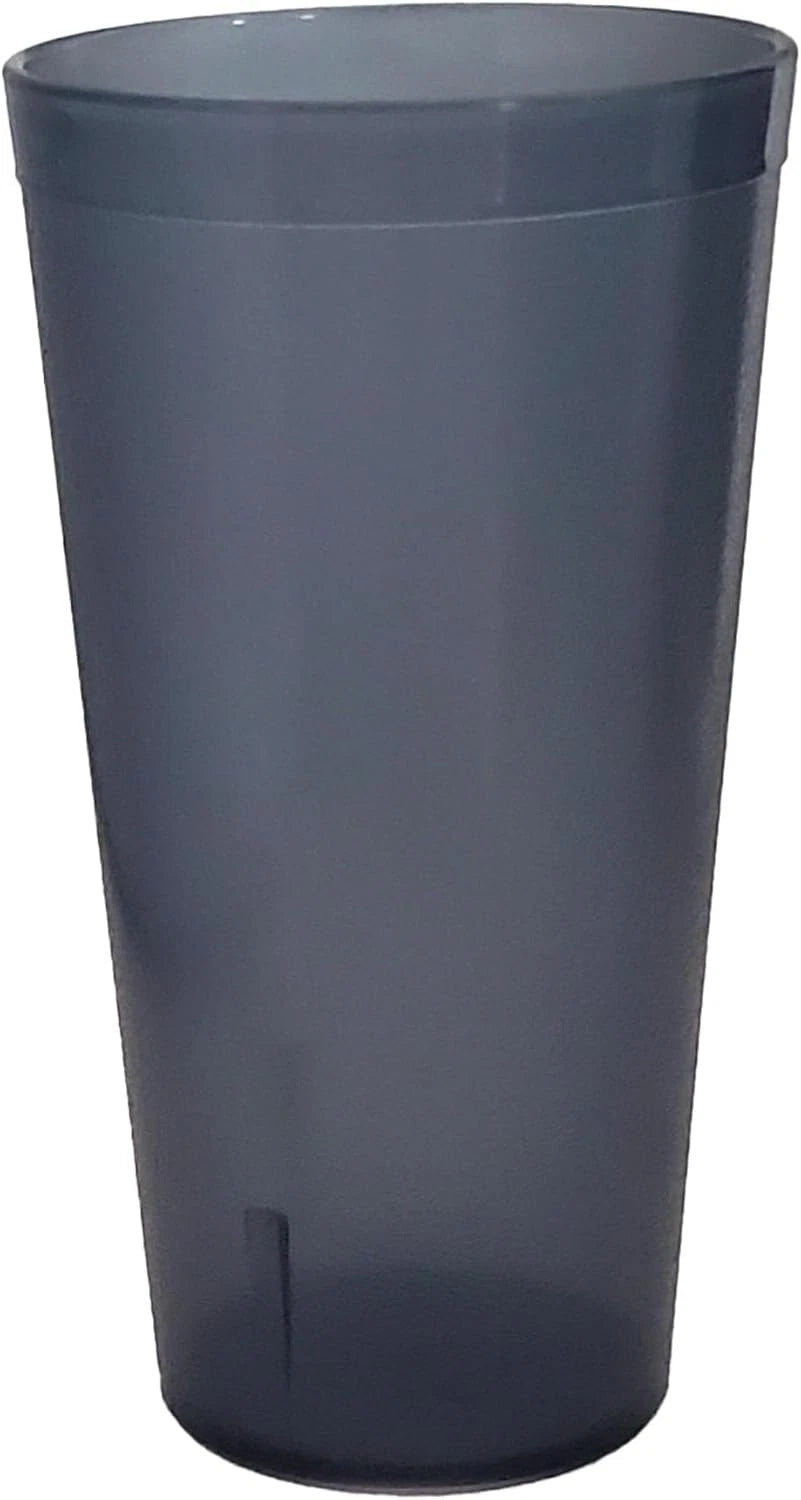 Heavy Duty 20oz Gray Plastic Tumblers - Stylish & Reusable Drinkware Set of 6 | eBay