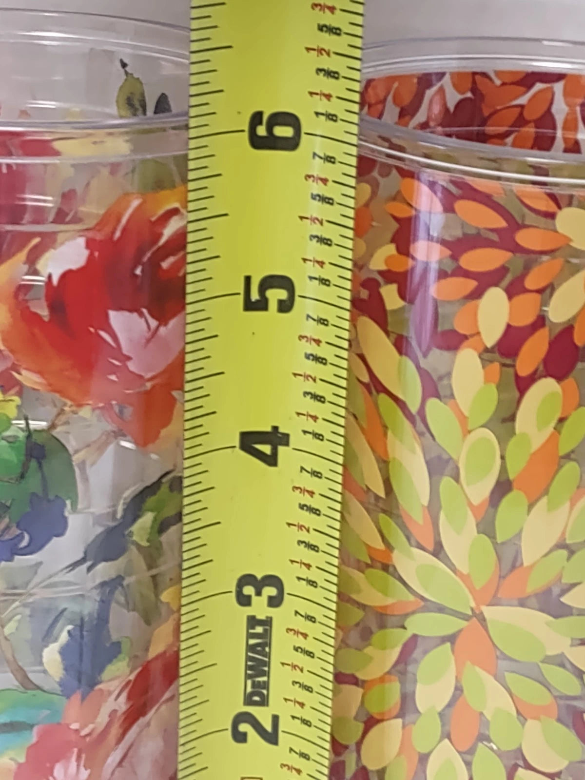 Fiesta Tervis Floral Bouquet/Poppy Calypso 16 Oz Tumbler Cups Set Of 4 *NO lids* | eBay