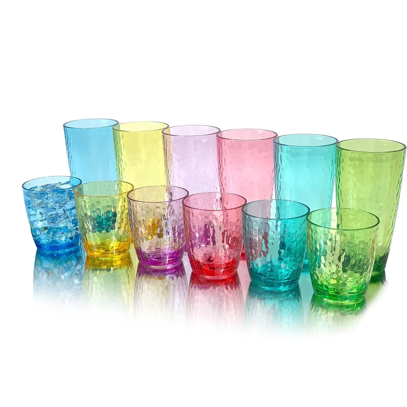 15-Ounce Plastic Tumblers (Set of 6), Reusable Plastic Mugs, BPA-Free Acrylic... | eBay