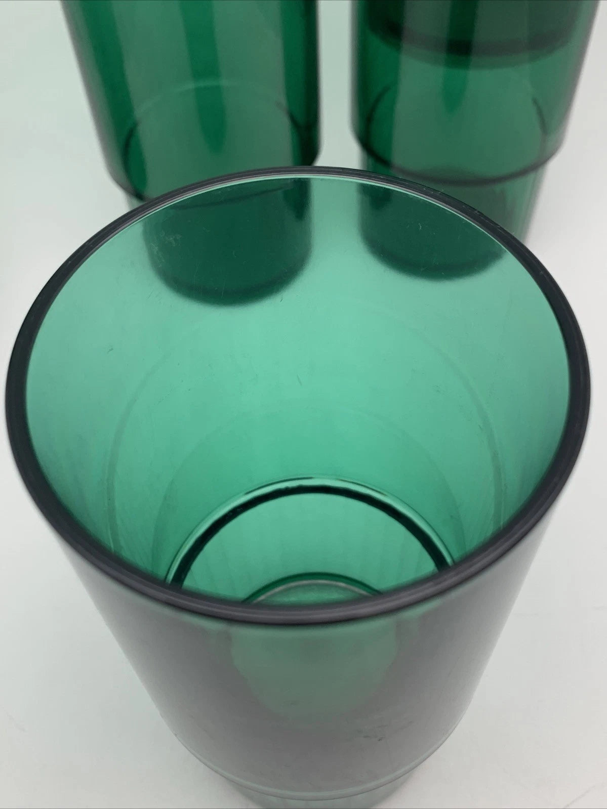Set of 6 Tupperware Acrylic Preludio Tumblers Glasses Cups 14 Oz Green #1673 | eBay